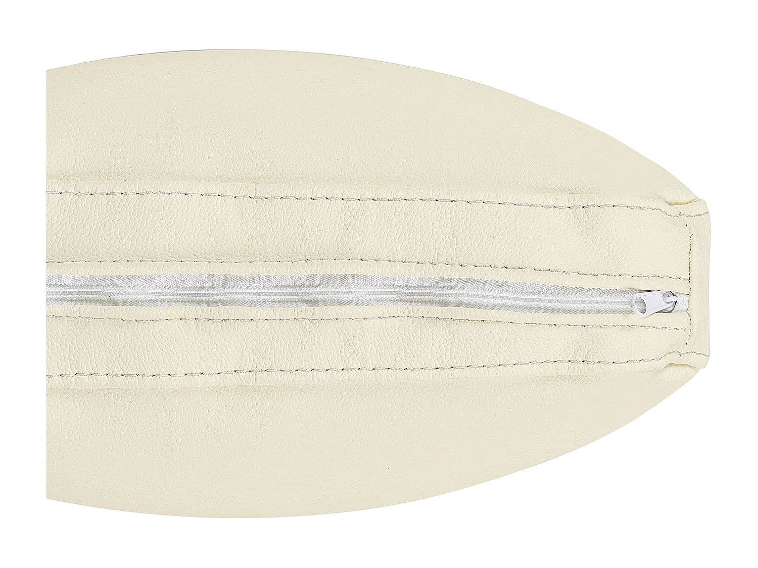 Canapé Angle à gauche en Cuir Véritable Beige Dossier Matelassé Housses Amovibles Oslo