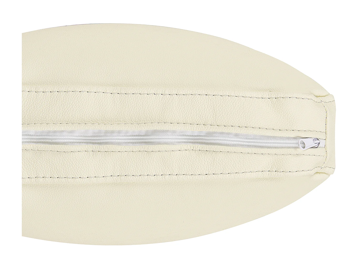 Canapé Angle à gauche en Cuir Véritable Beige Dossier Matelassé Housses Amovibles Oslo