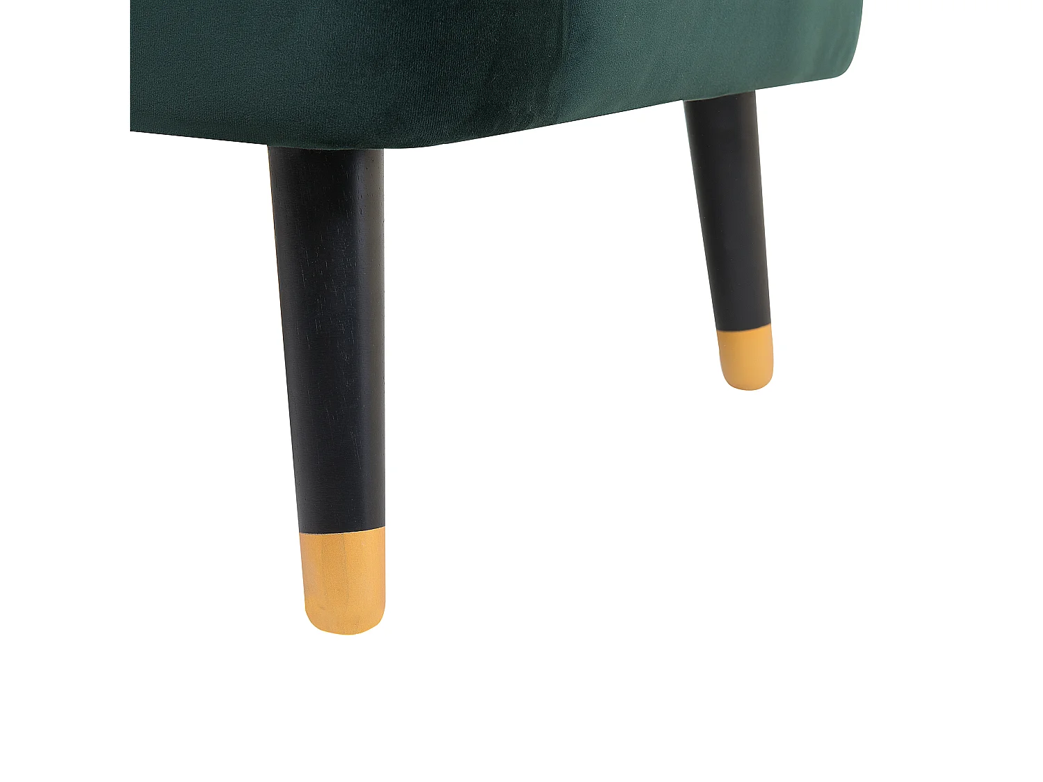 Canapé 3 places ALSVAG Velours Vert émeraude