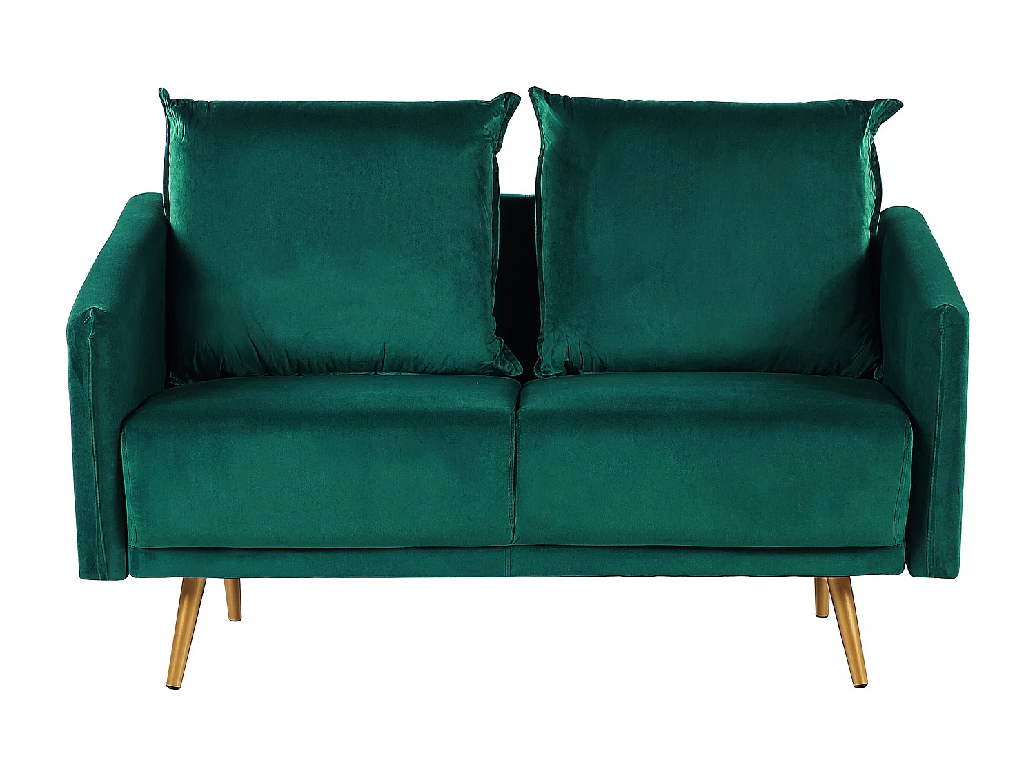 Canapé 2 places MAURA Velours Vert émeraude