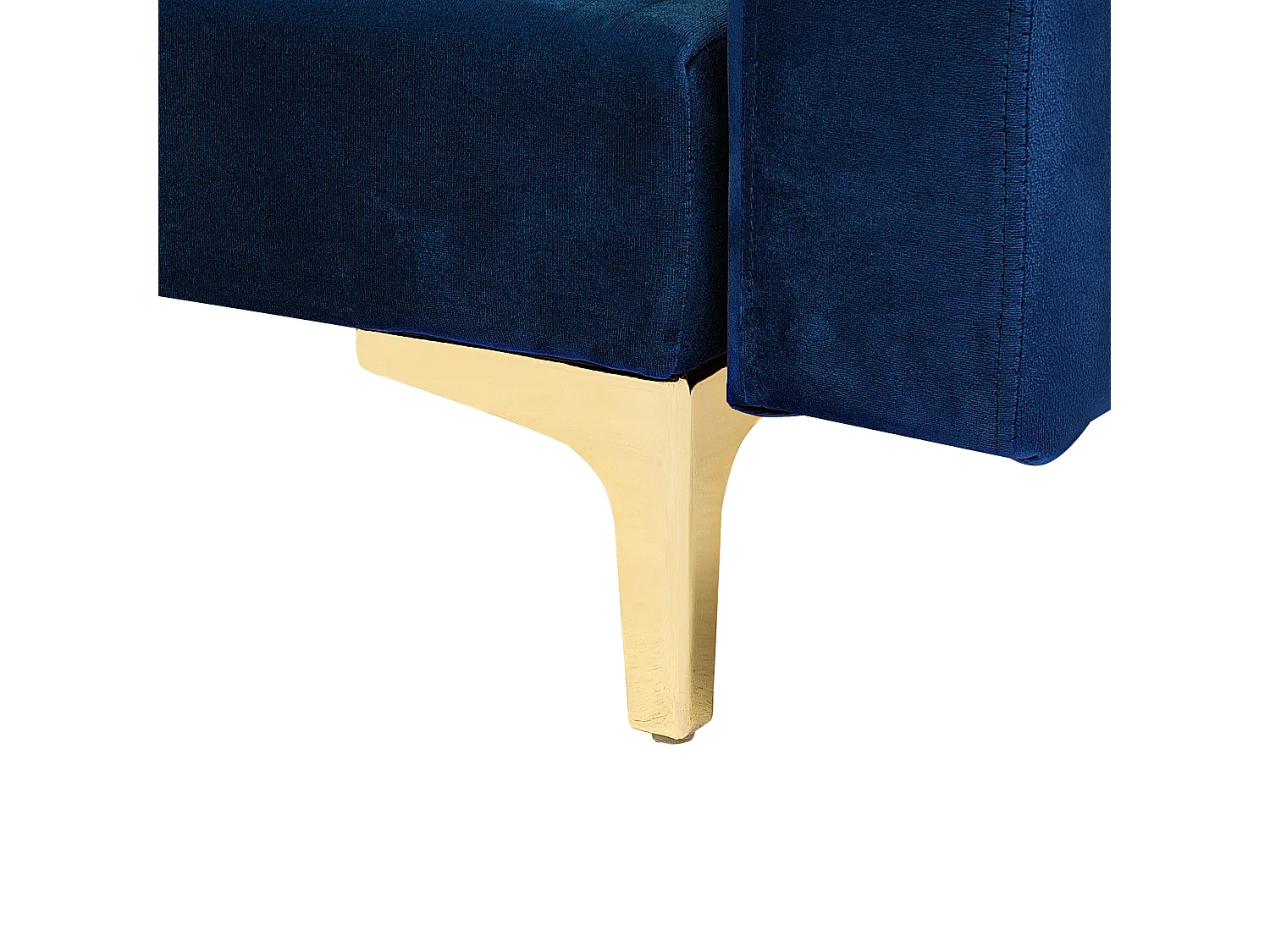 Slaapbank ABERDEEN Fluweel Marineblauw 3-zitter