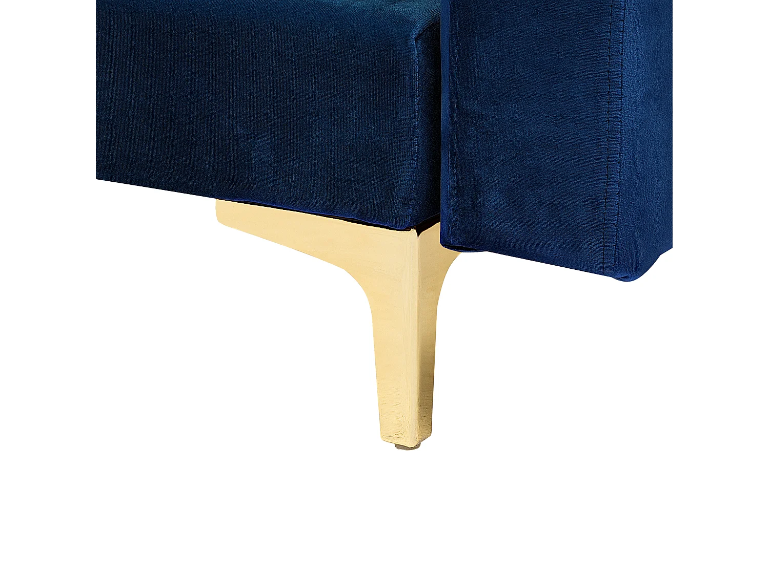 Slaapbank ABERDEEN Fluweel Marineblauw 3-zitter