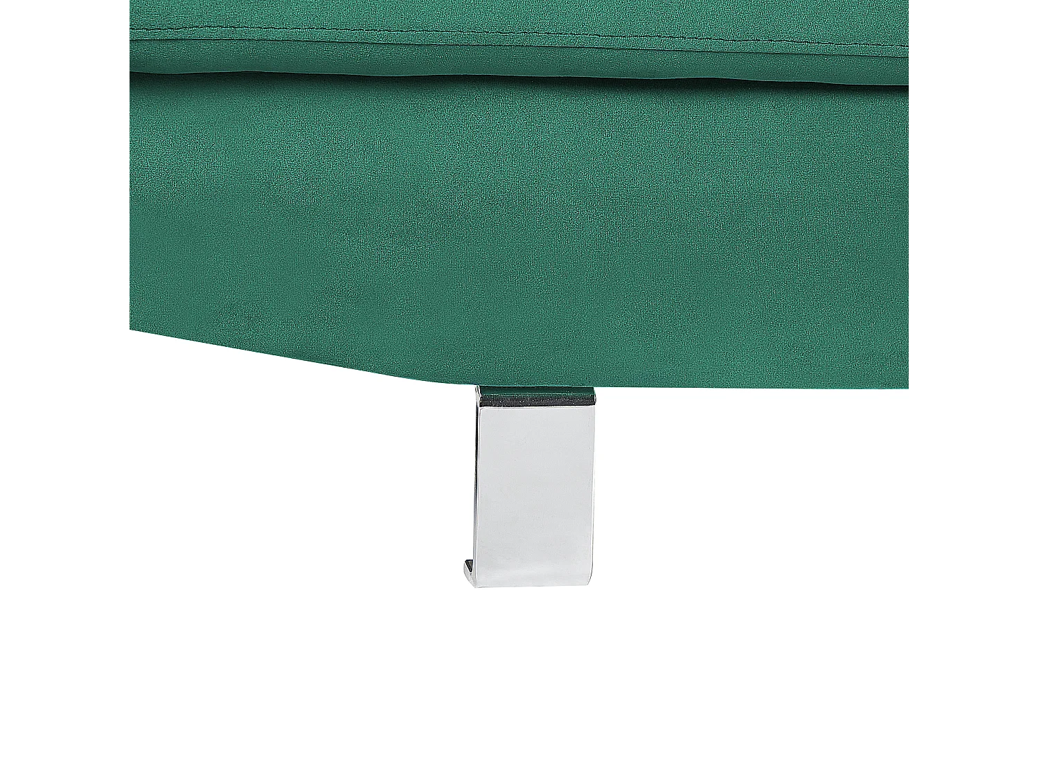 Narożnik NORREA Welur Szmaragdowy dla 5 osób Lewostronny