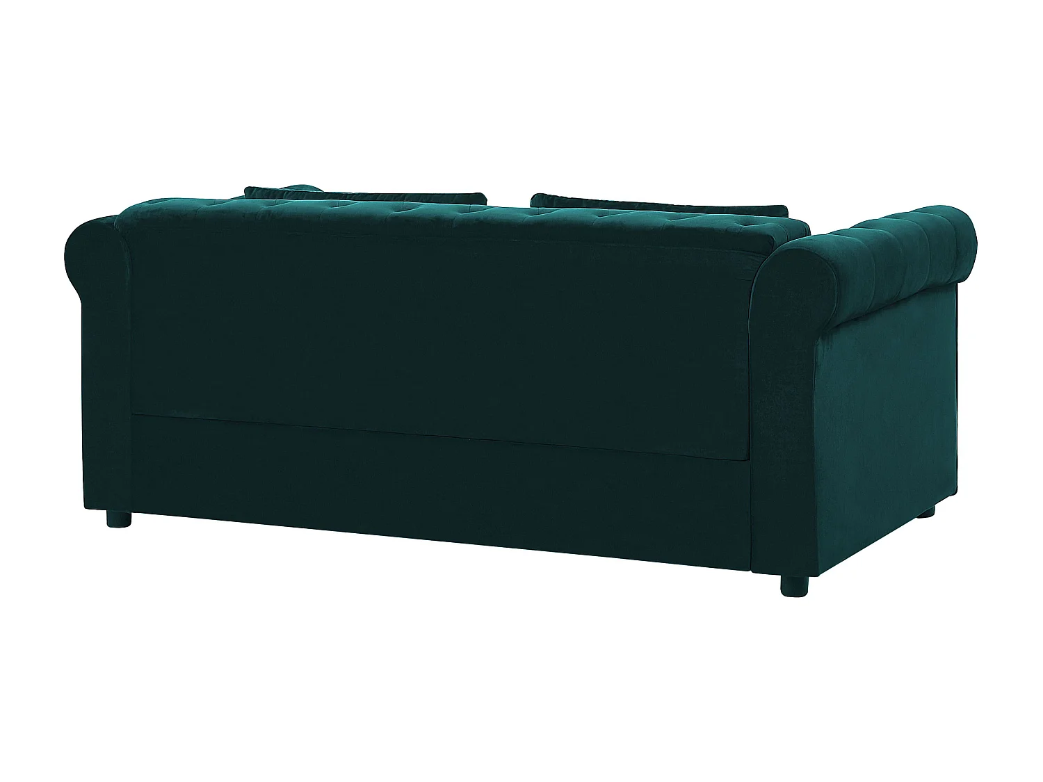 Divano letto CHESTERFIELD Velluto Verde smeraldo 3 posti