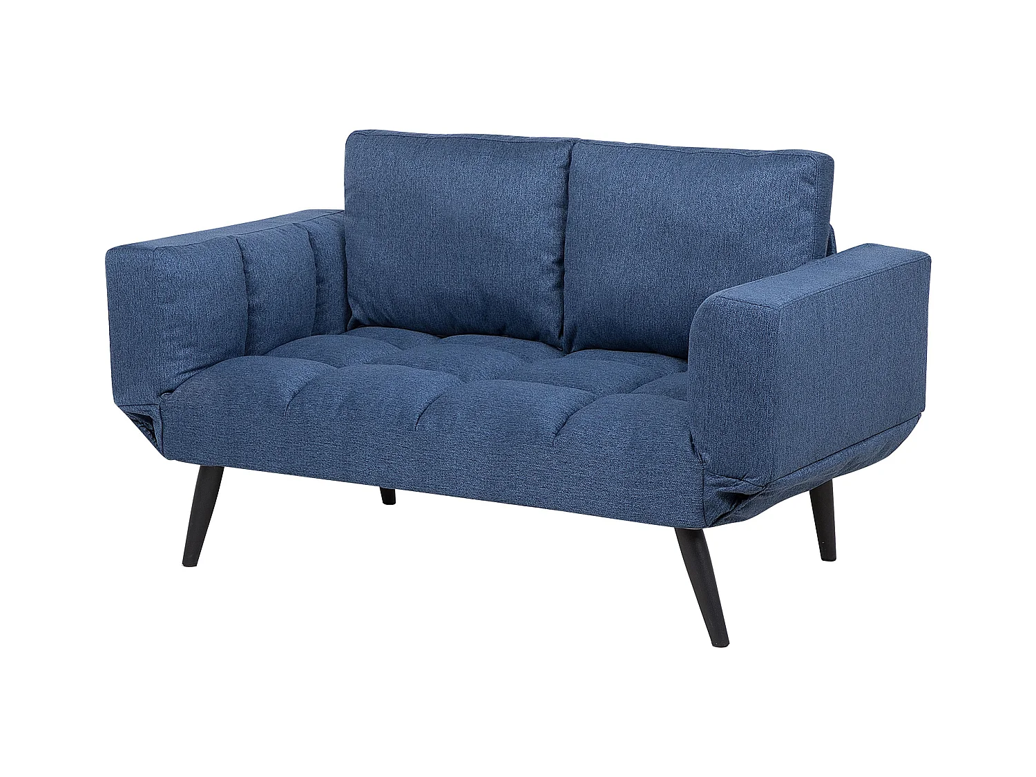 Schlafsofa BREKKE Stoff Marineblau 2-Sitzer