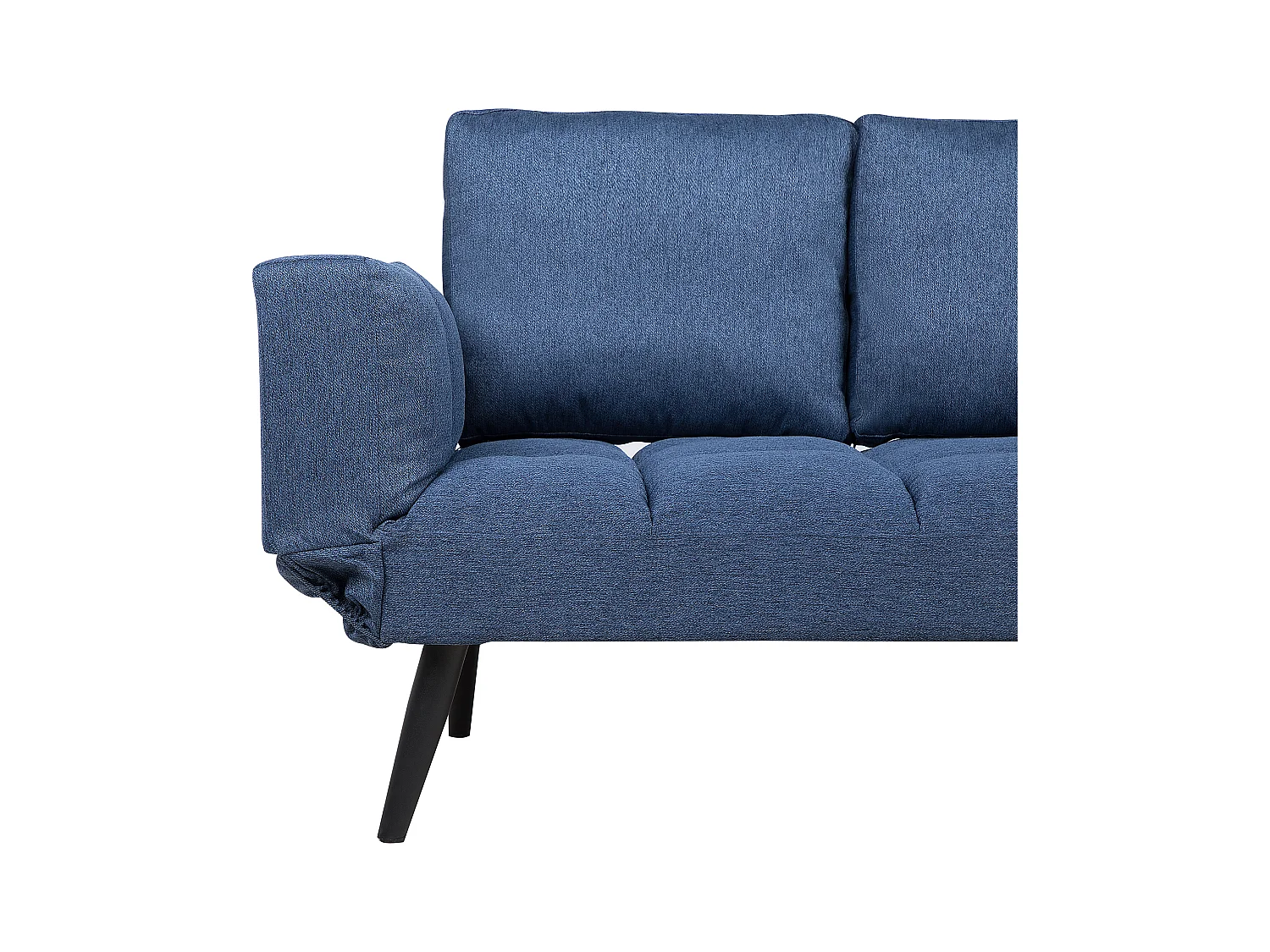 Schlafsofa BREKKE Stoff Marineblau 2-Sitzer
