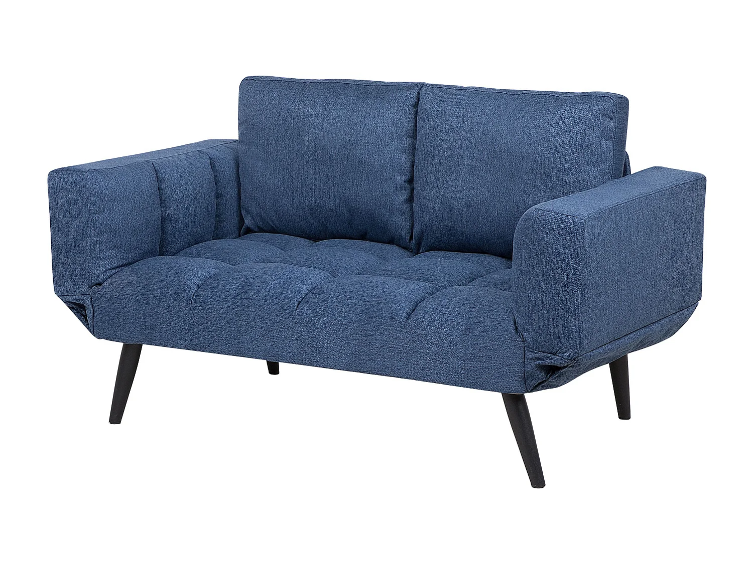 Sofá-cama BREKKE Tecido Azul marinho 2 lugares