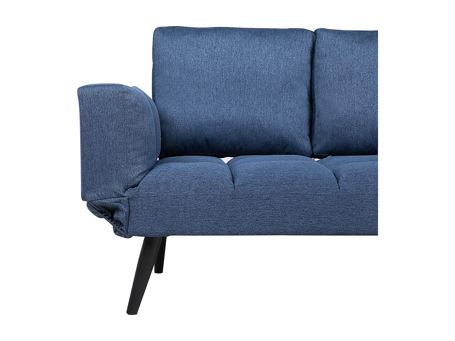 Sofá-cama BREKKE Tecido Azul marinho 2 lugares