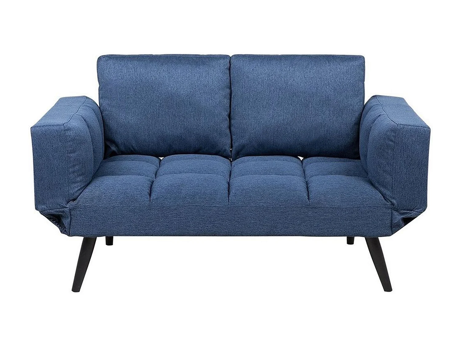 Divano letto BREKKE Tessuto Blu marino 2 posti