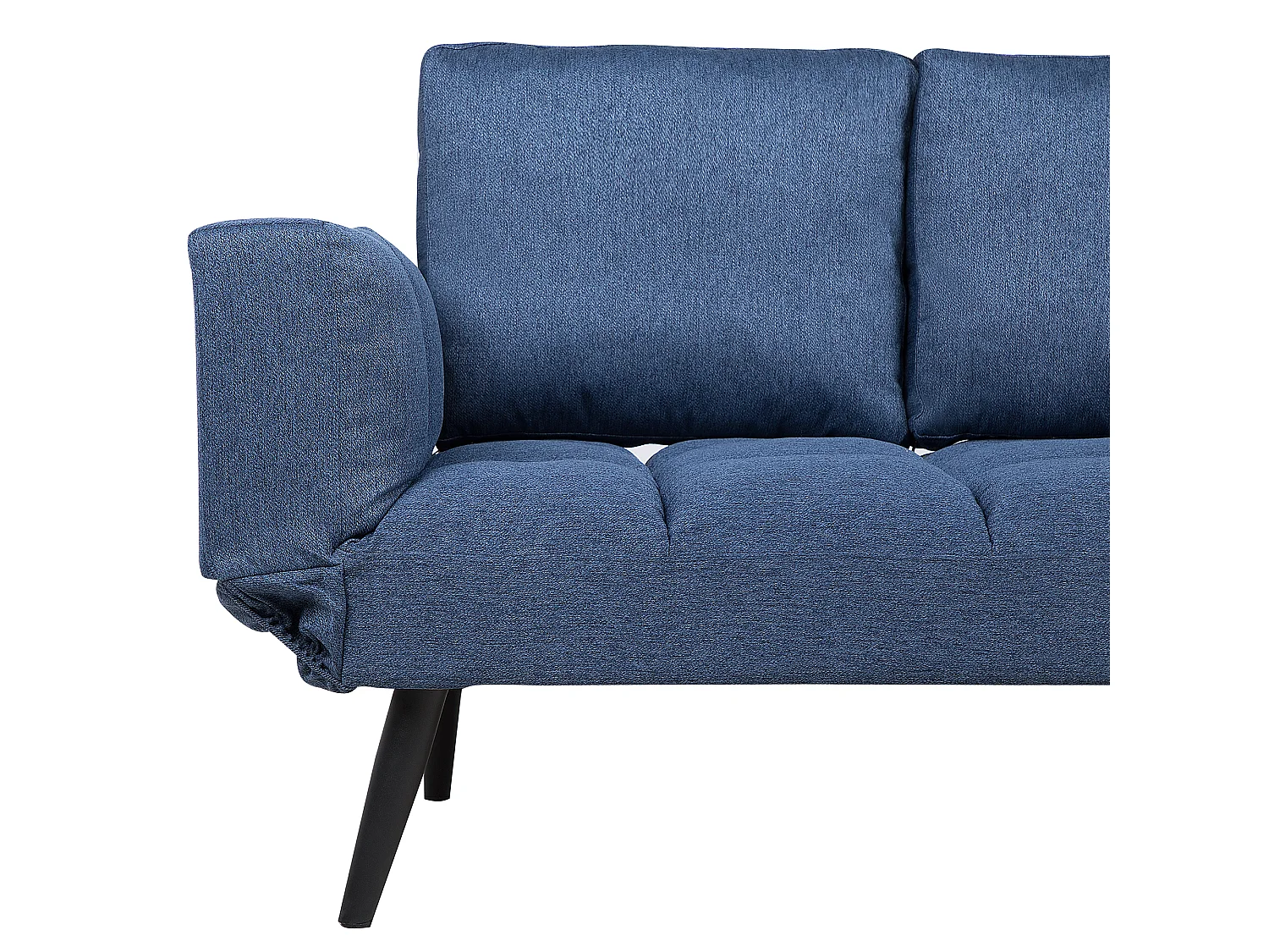 Canapé-lit 2 places BREKKE Tissu Bleu marine