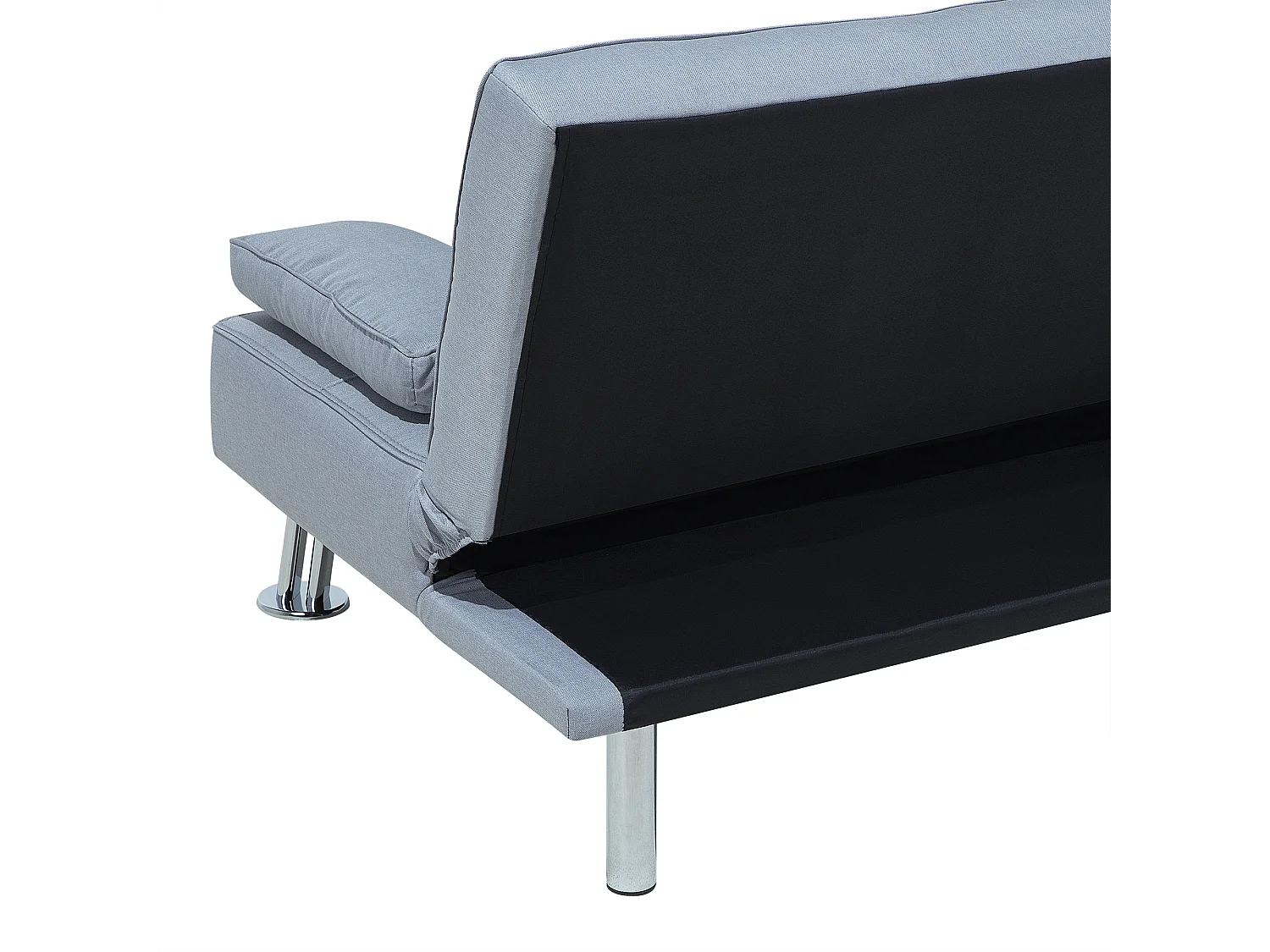 Sofá-cama ROXEN Tecido Cinzento claro 3 lugares