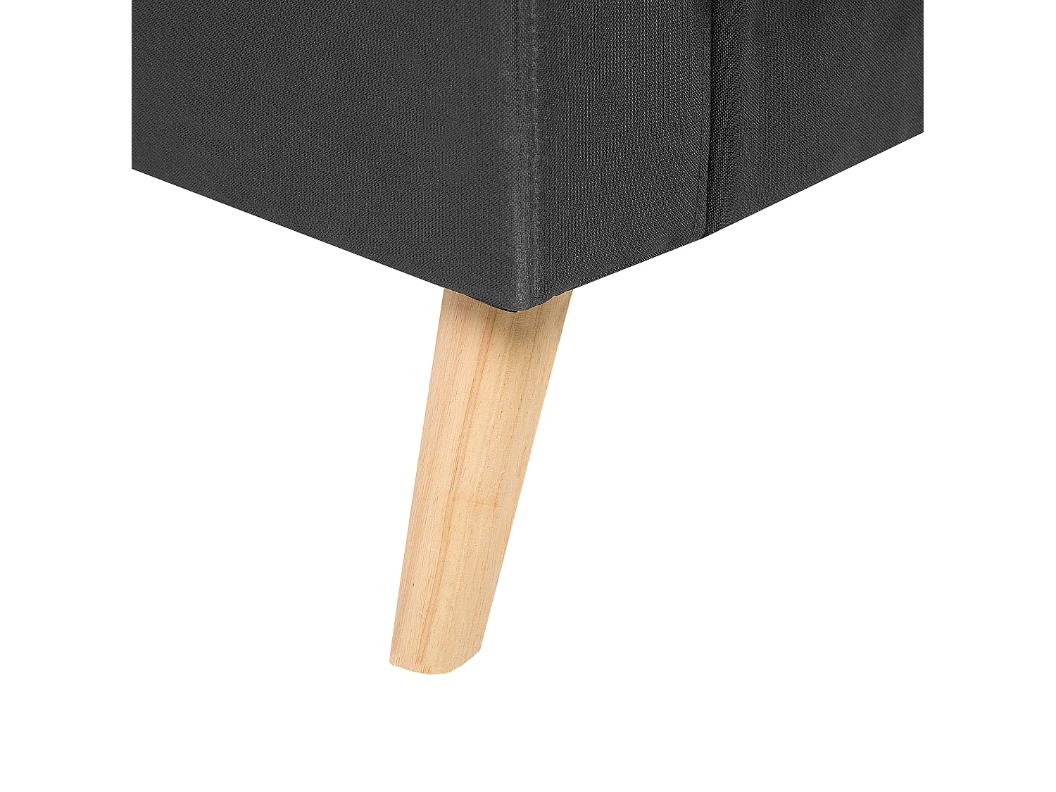 Canapé 2 places KALMAR Tissu Gris foncé