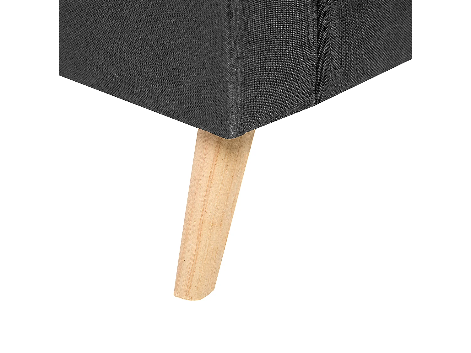 Modernes Sofa Dunkelgrau mit Zierkissen 2-Sitzer Retro Polsterbezug Kalmar