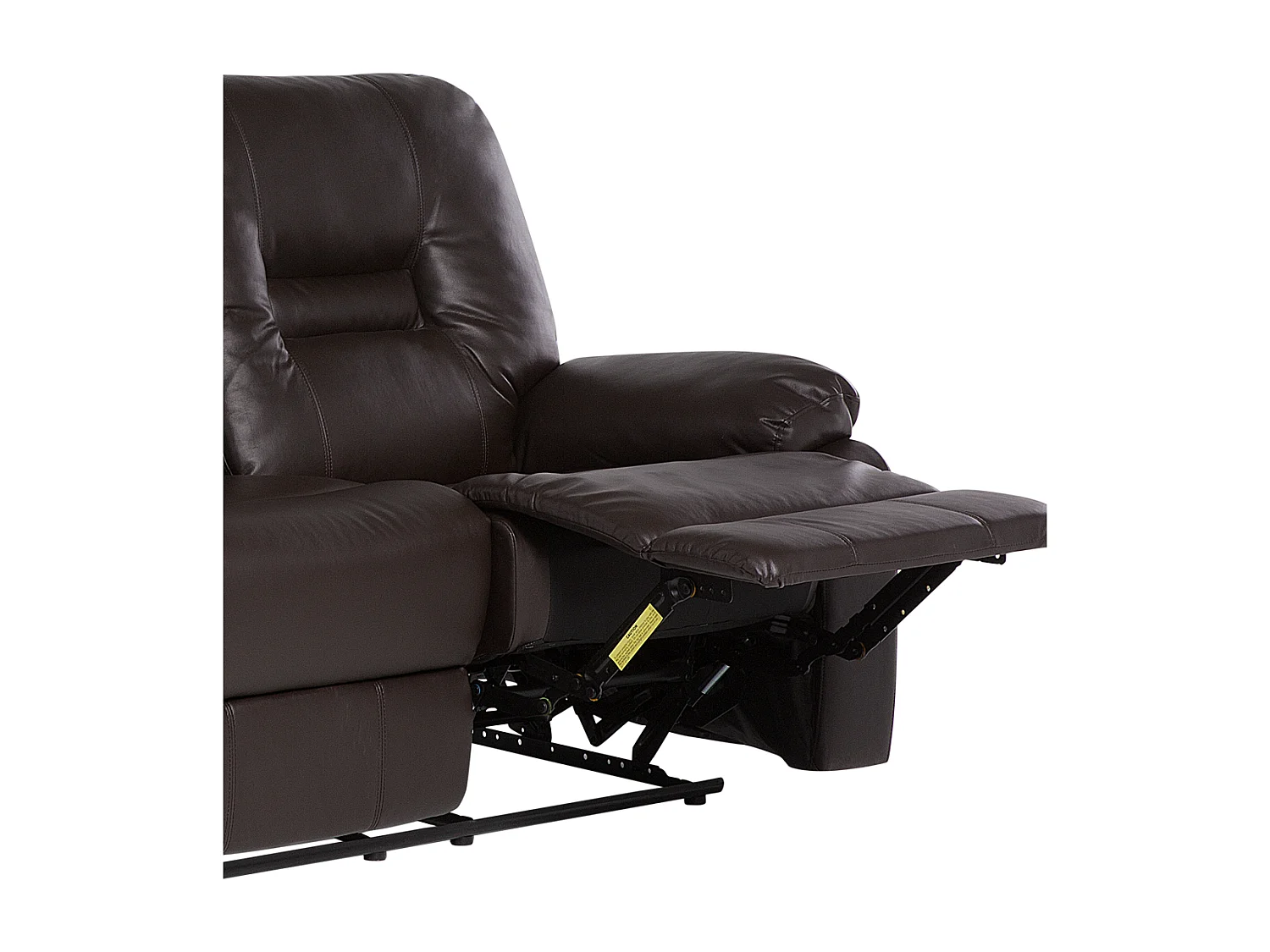 Canapé relax manuel 2 places BERGEN Cuir PU Marron