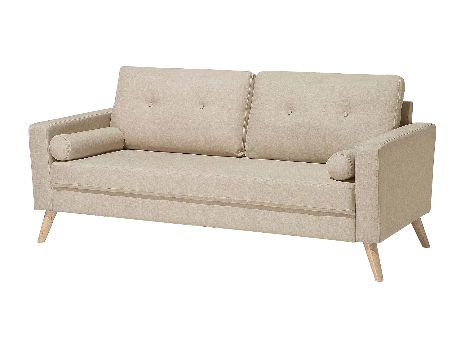 Bank KALMAR Stof Lichtbeige 2-zitter