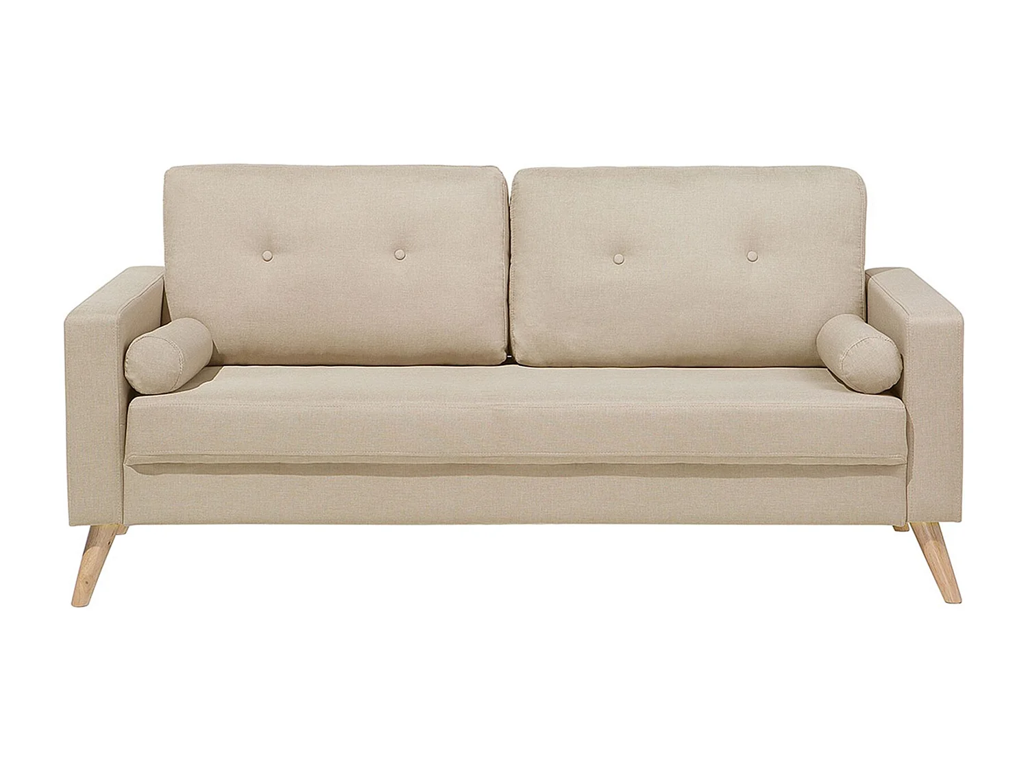 Canapé KALMAR Tissu Beige clair 2 places