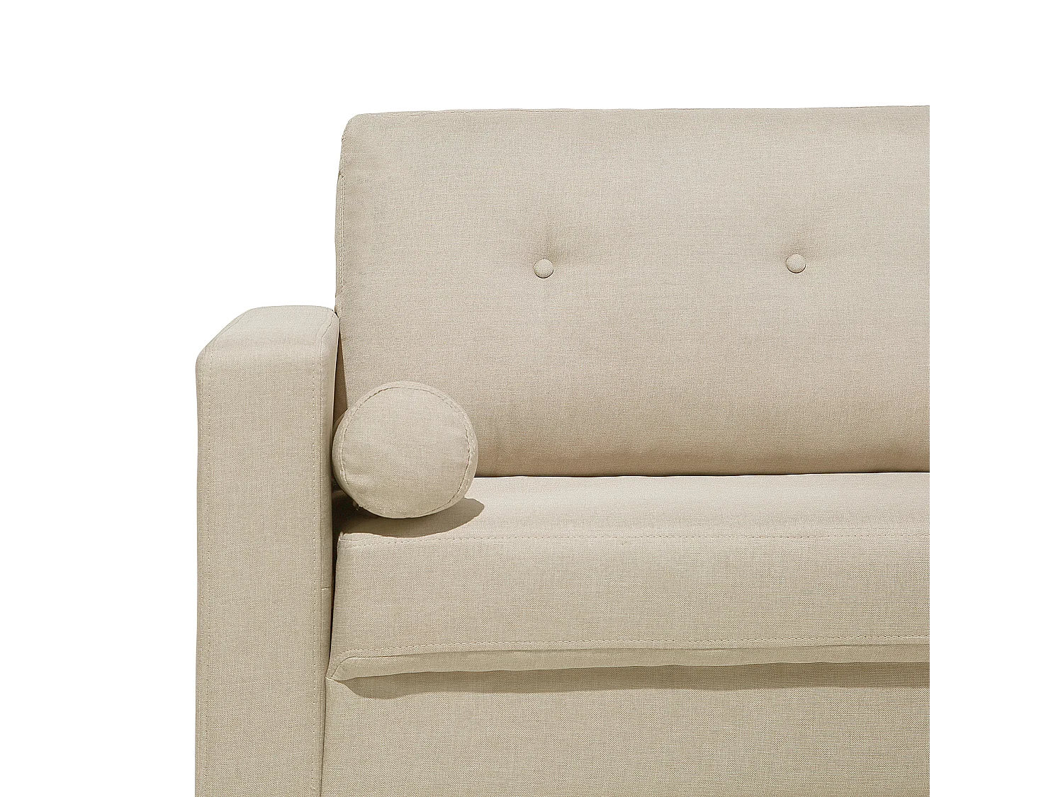 Canapé KALMAR Tissu Beige clair 2 places