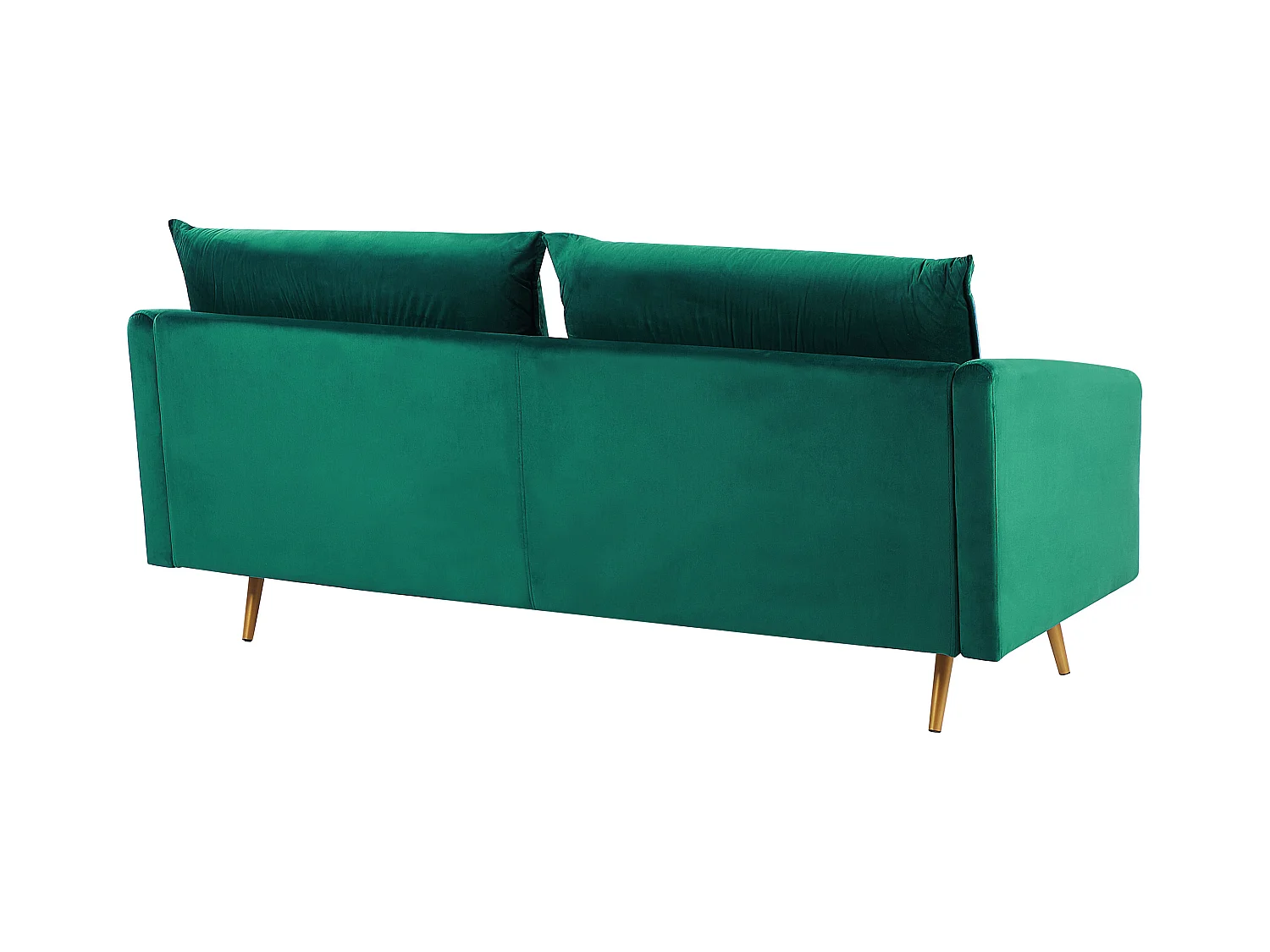 Sofa MAURA Welur Szmaragdowy dla 3 osób