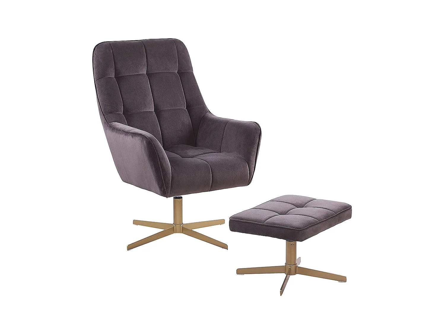 Fauteuil MOLLE Velours Taupe