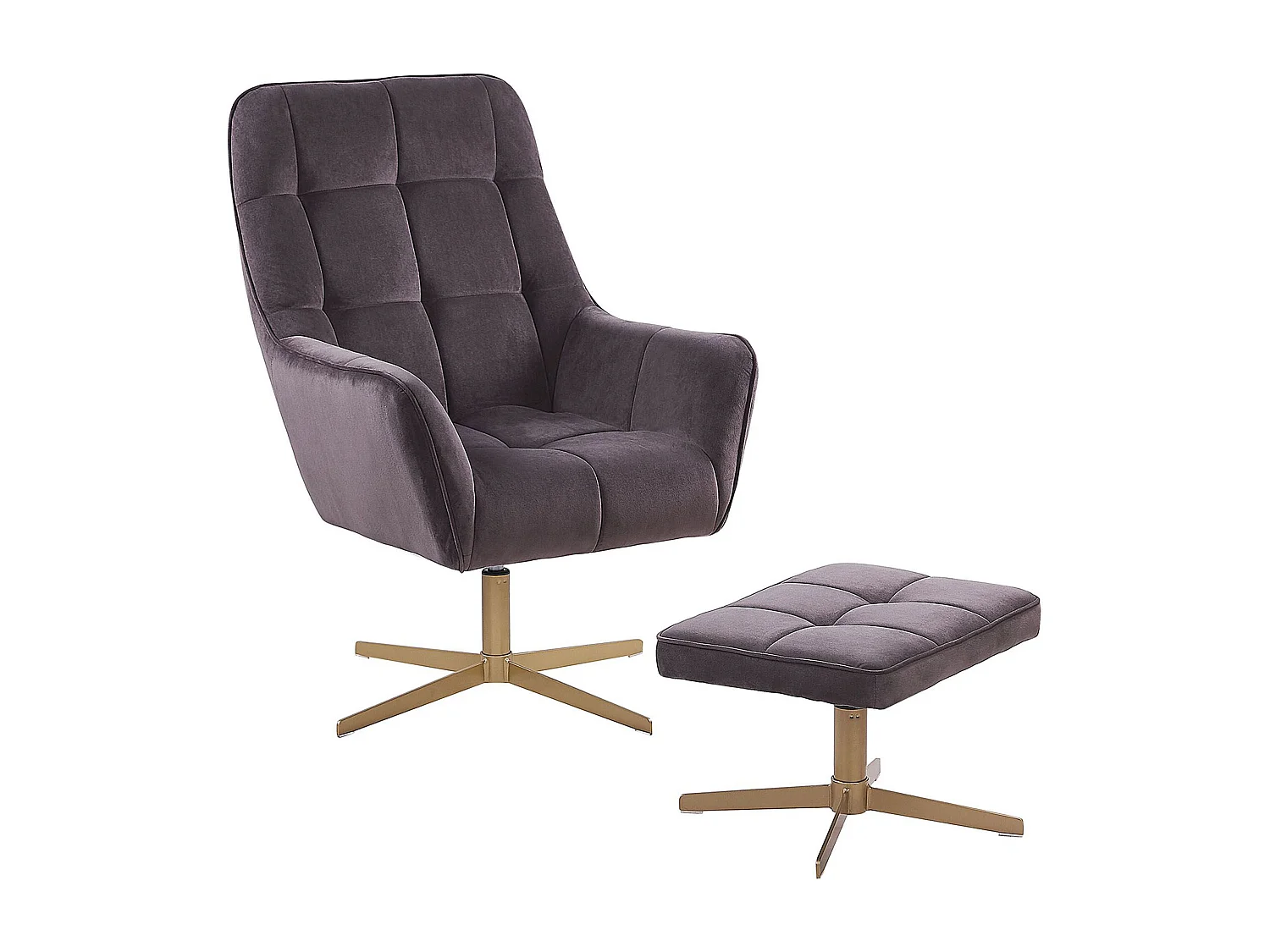 Fauteuil MOLLE Velours Taupe