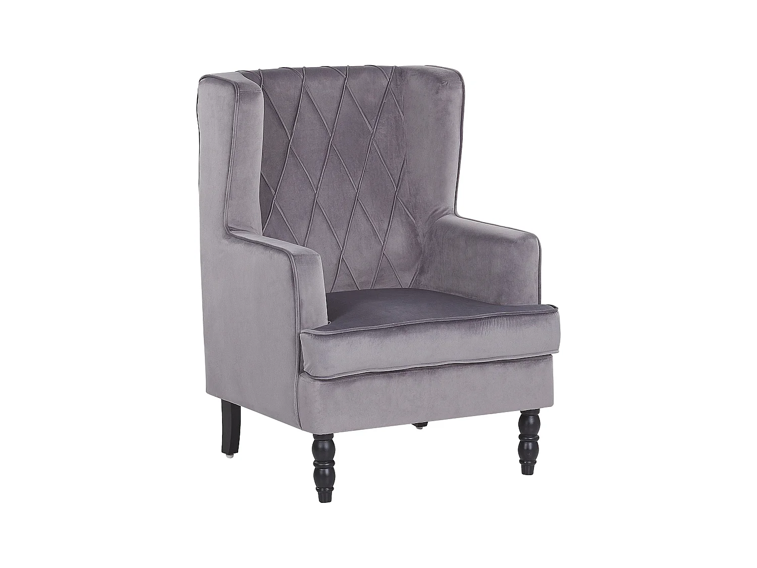 Fotel SANDSET Welur Szary