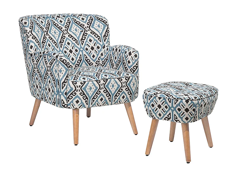 Fauteuil TUMBA Tissu Multicolore