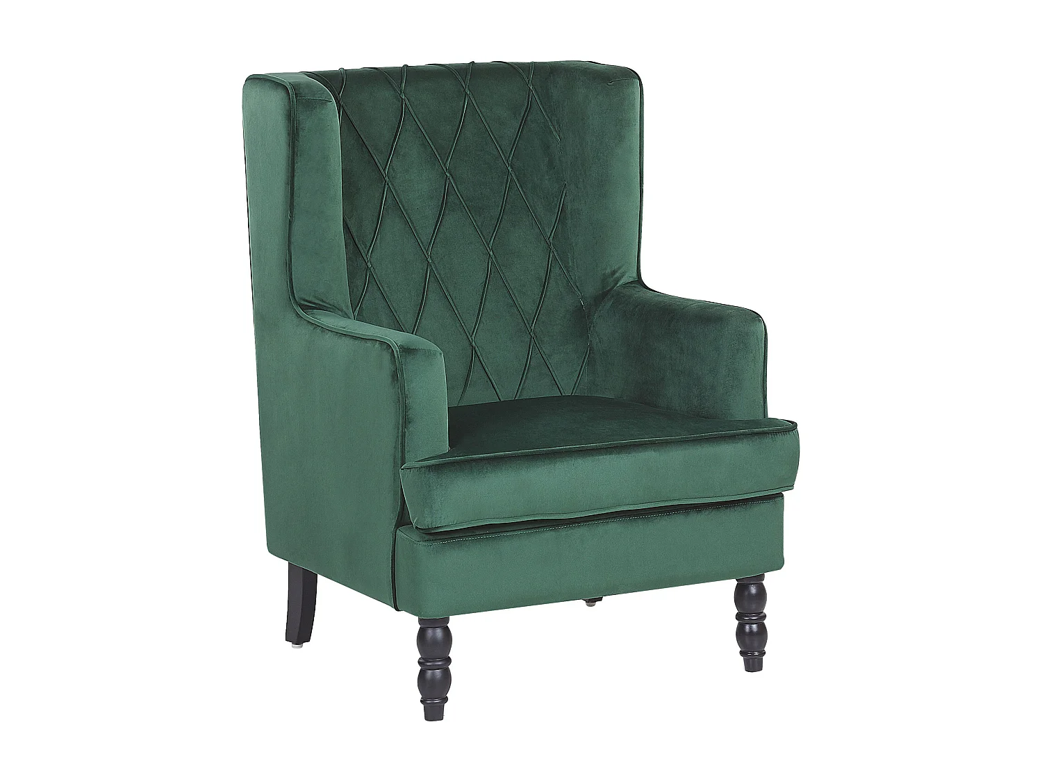 Fauteuil SANDSET Velours Vert foncé
