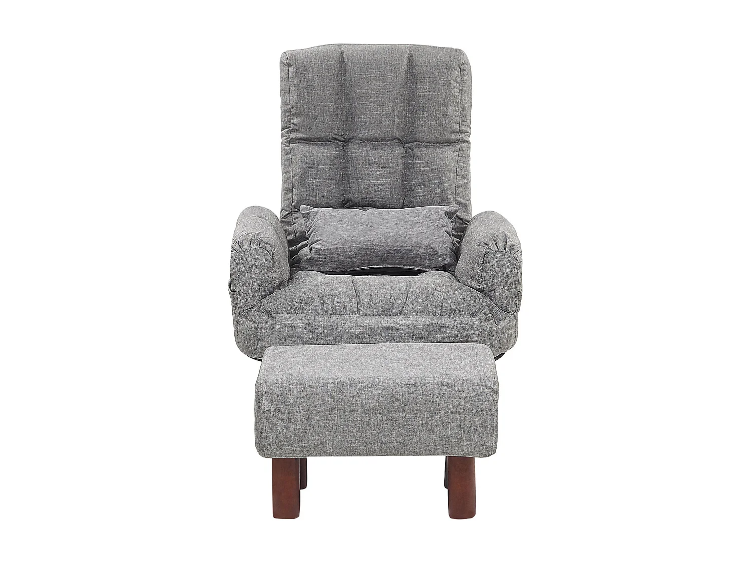 Fauteuil inclinable OLAND Tissu Gris