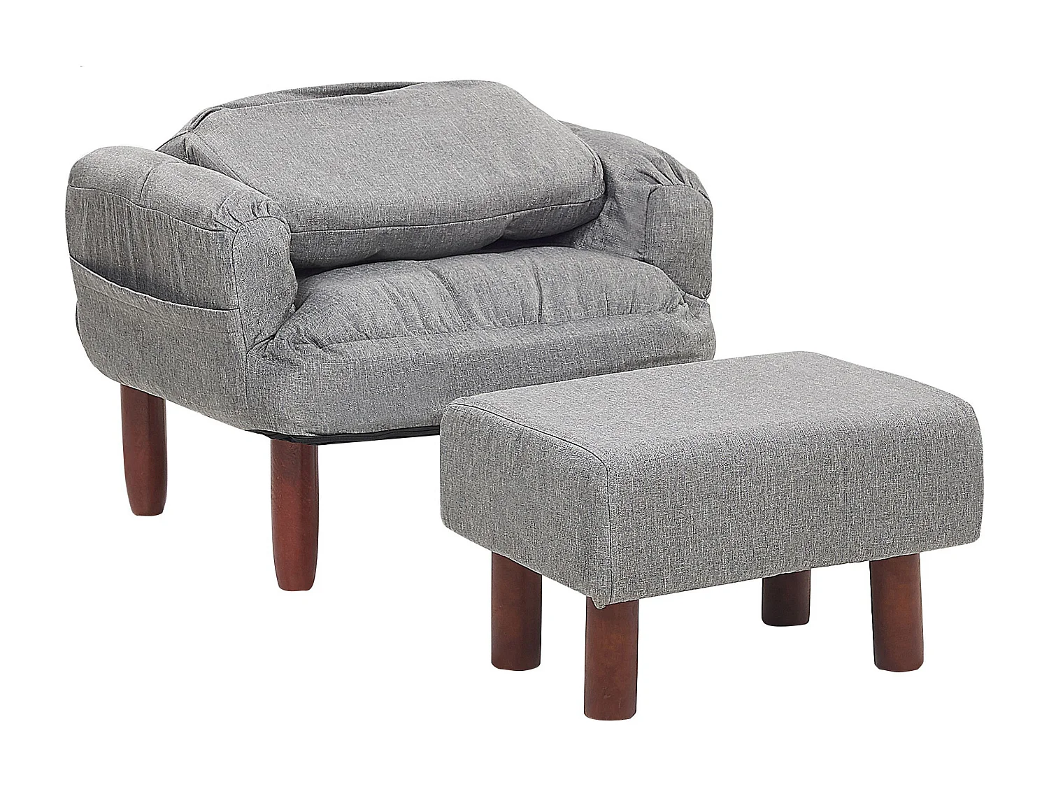 Fauteuil inclinable OLAND Tissu Gris