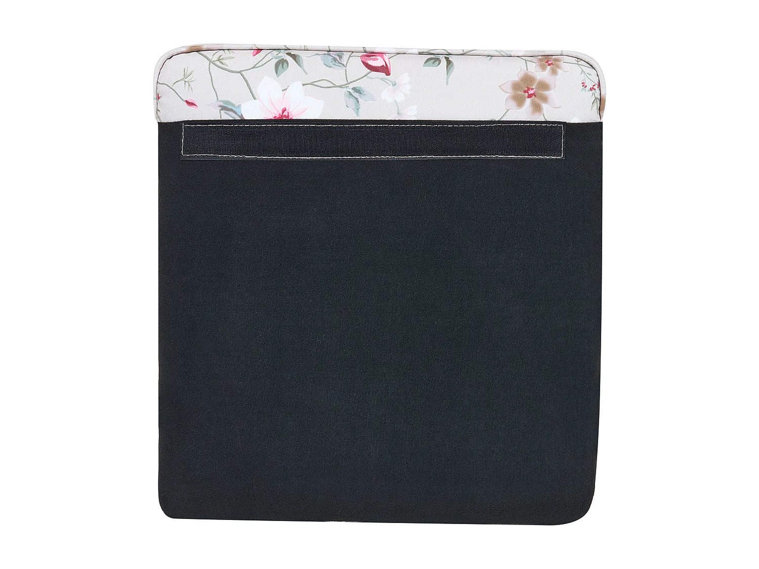 Moderner Sessel mit Fußhocker in Beige Polsterbezug mit Blumenmuster Hamar