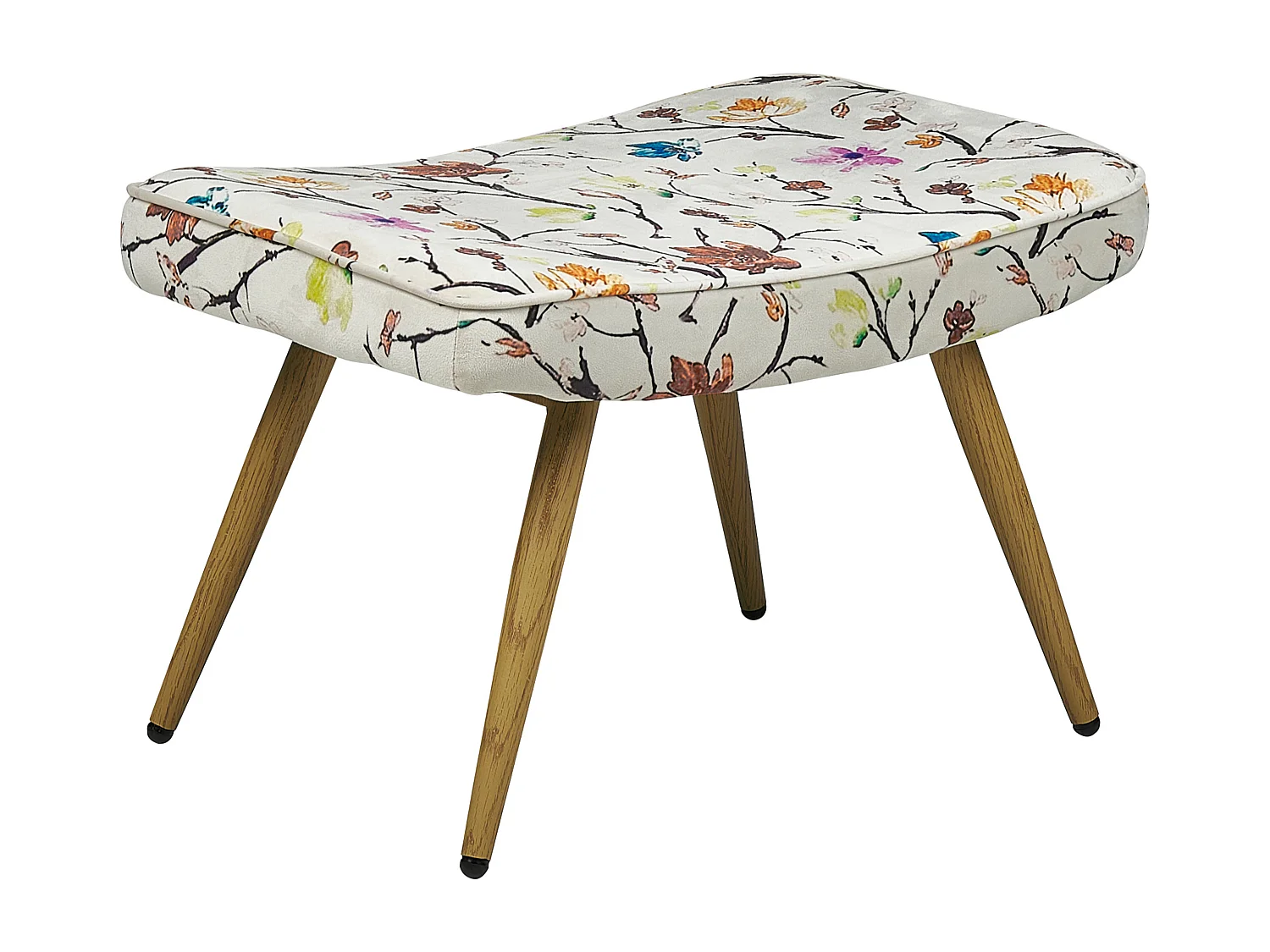 Fauteuil à oreilles VEJLE Tissu Beige clair