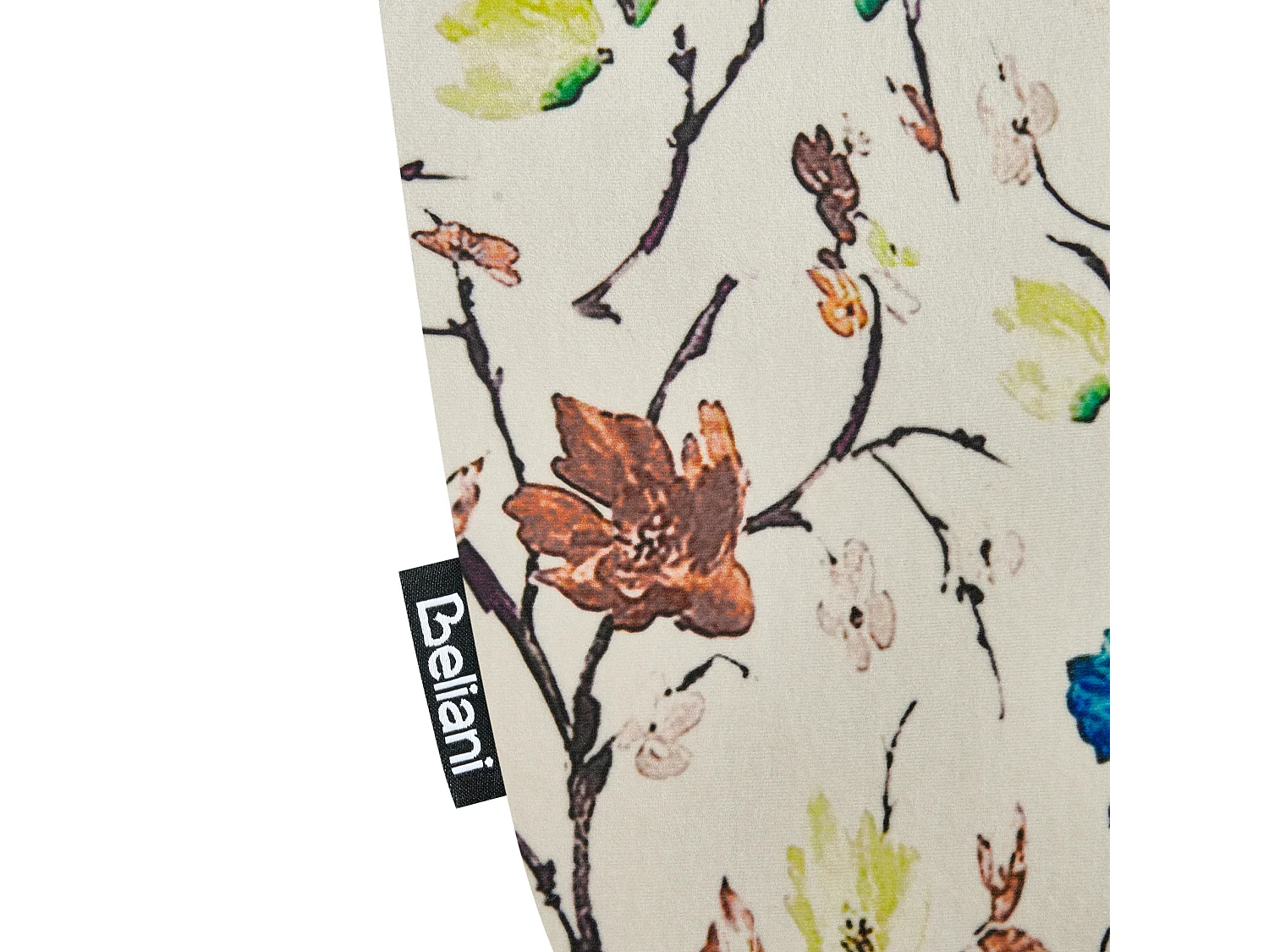 Poltrona com braços VEJLE Tecido Creme