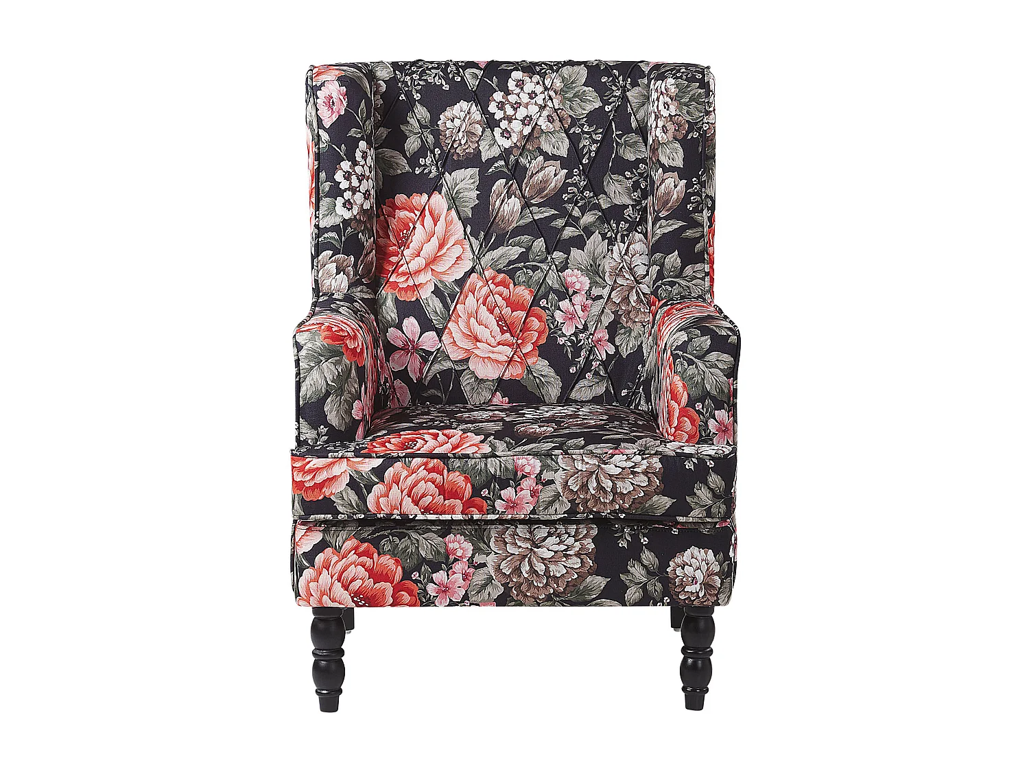 Fauteuil SANDSET met voetenbank Stof Multicolor