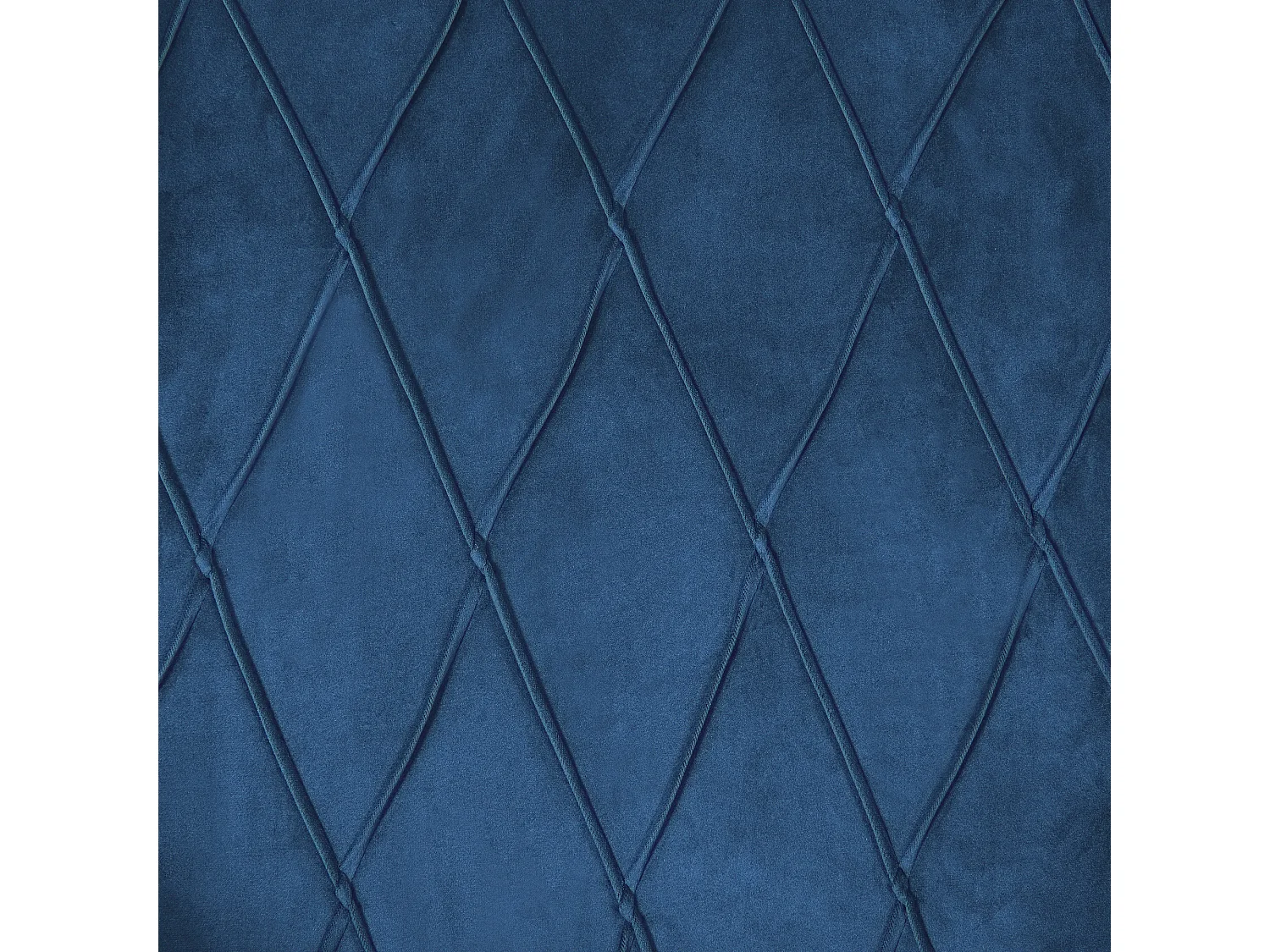 Moderner Sessel mit Fußhocker Polsterbezug aus Samtstoff blau Sandset