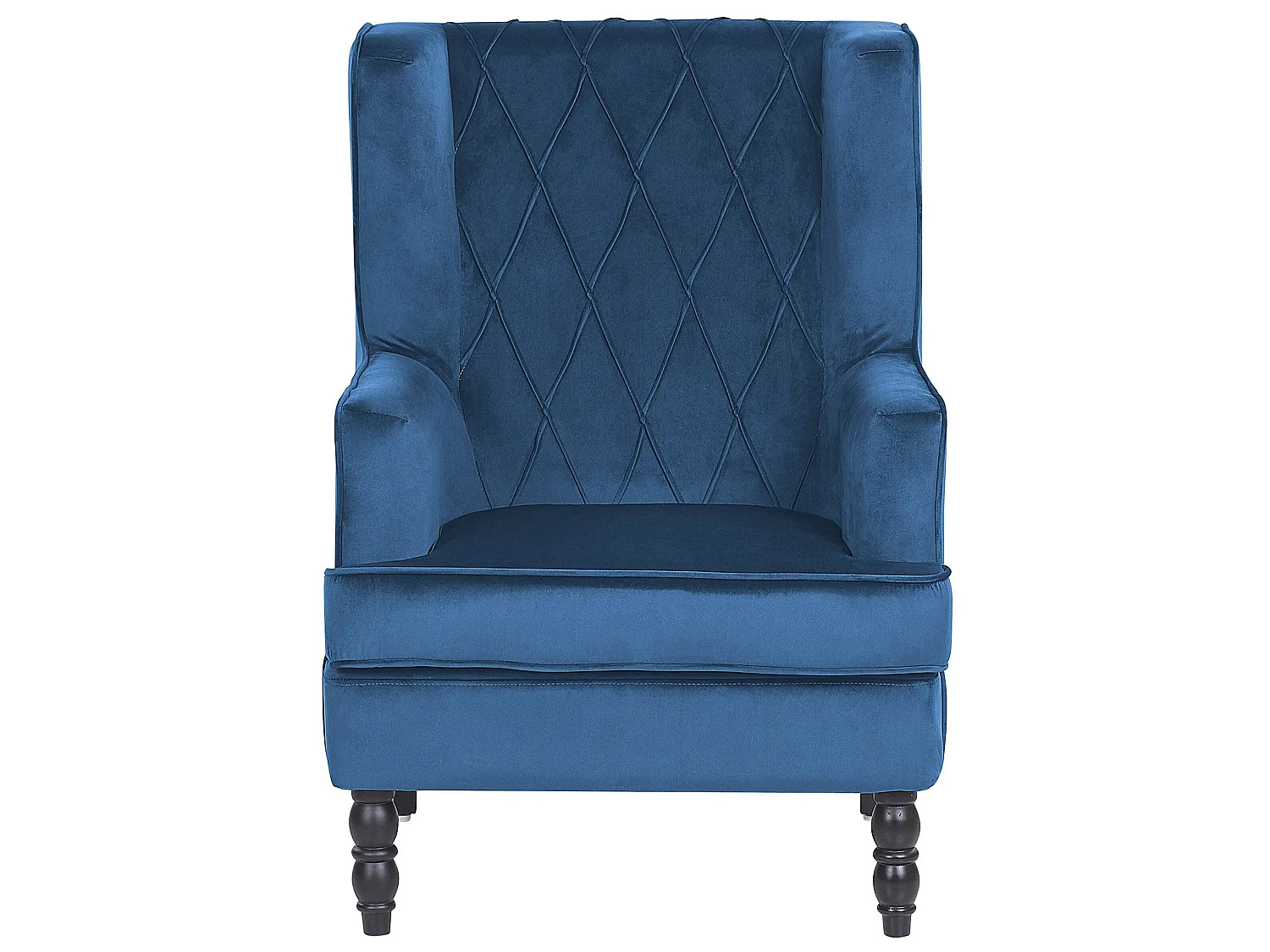 Fauteuil SANDSET Velours Bleu foncé