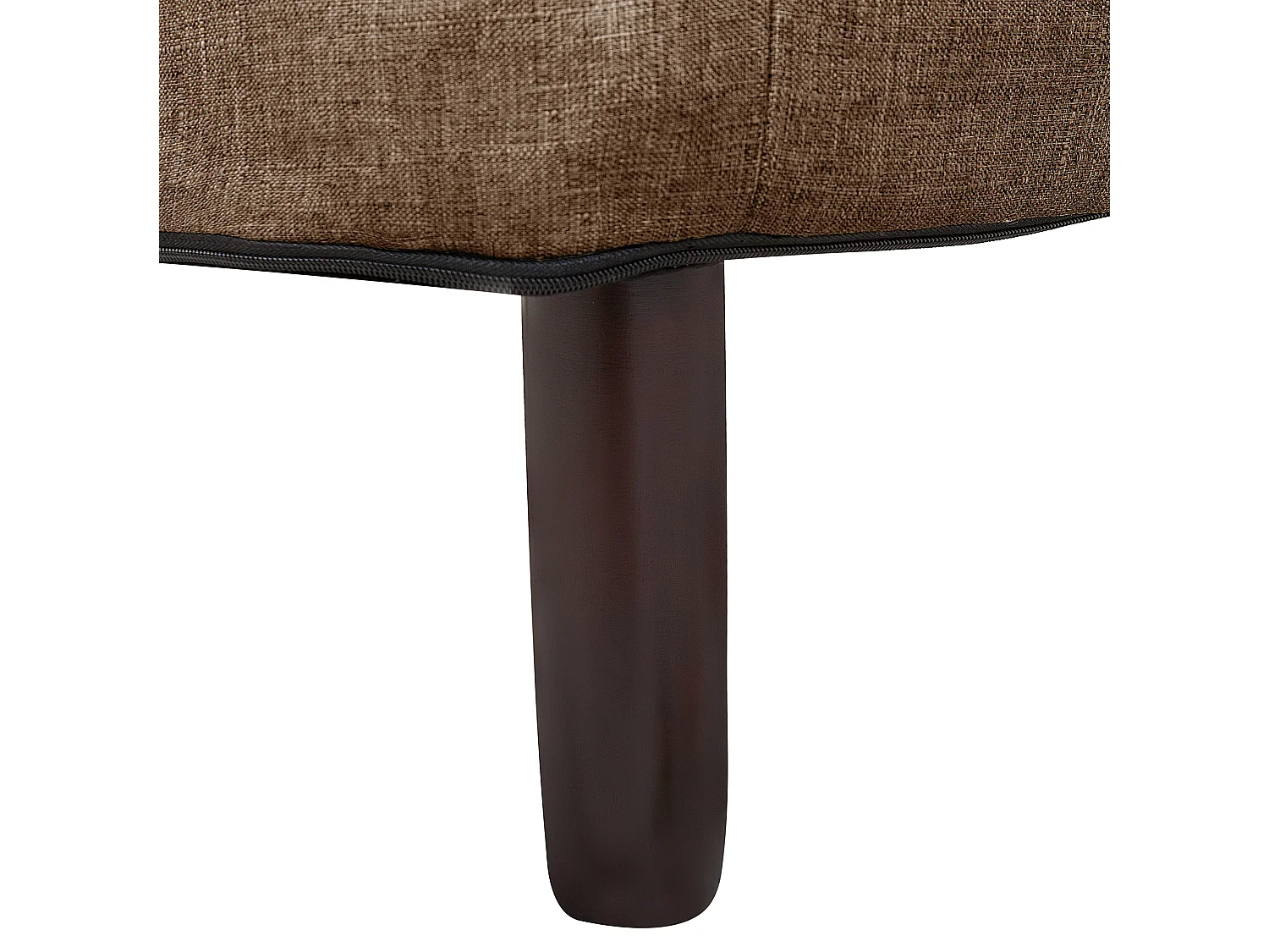 Sessel Polsterbezug braun plus Hocker OLAND