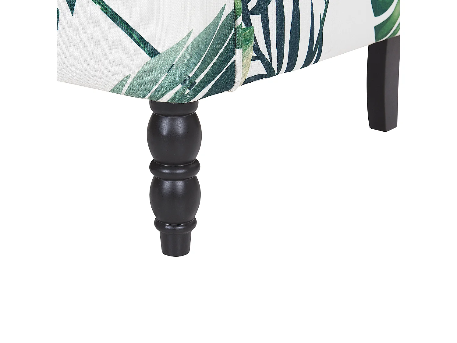 Fauteuil SANDSET met voetenbank Stof Lichtgroen