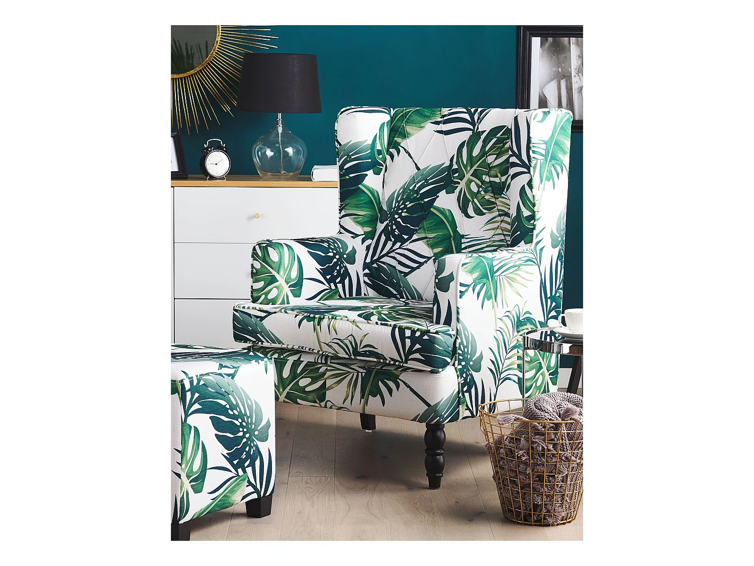 Fauteuil SANDSET Tissu Vert clair