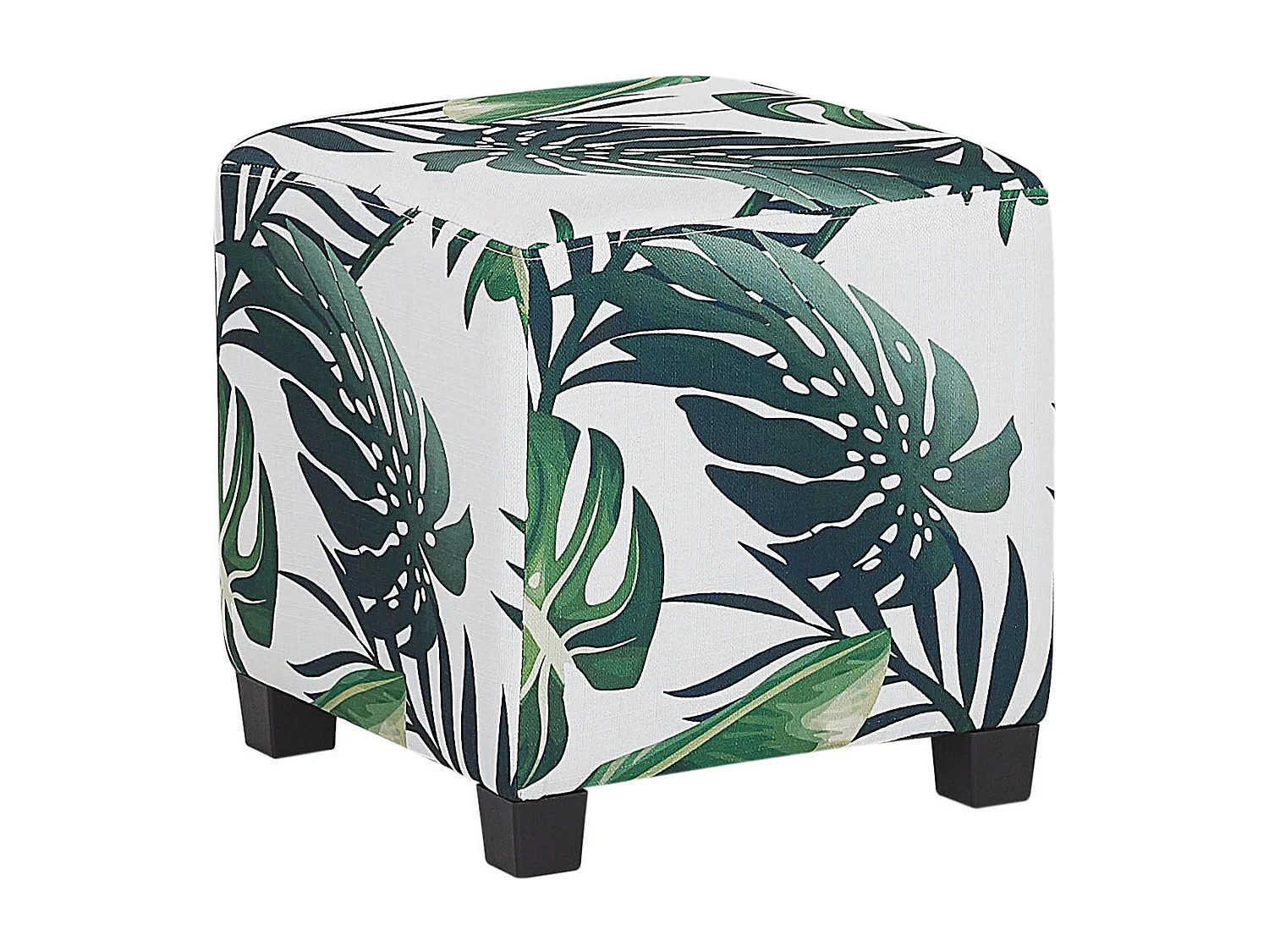 Fauteuil SANDSET met voetenbank Stof Lichtgroen