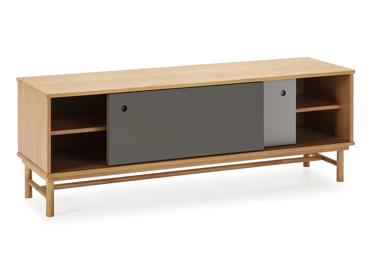Tv Möbel Magnus 2 Schiebetüren Grau