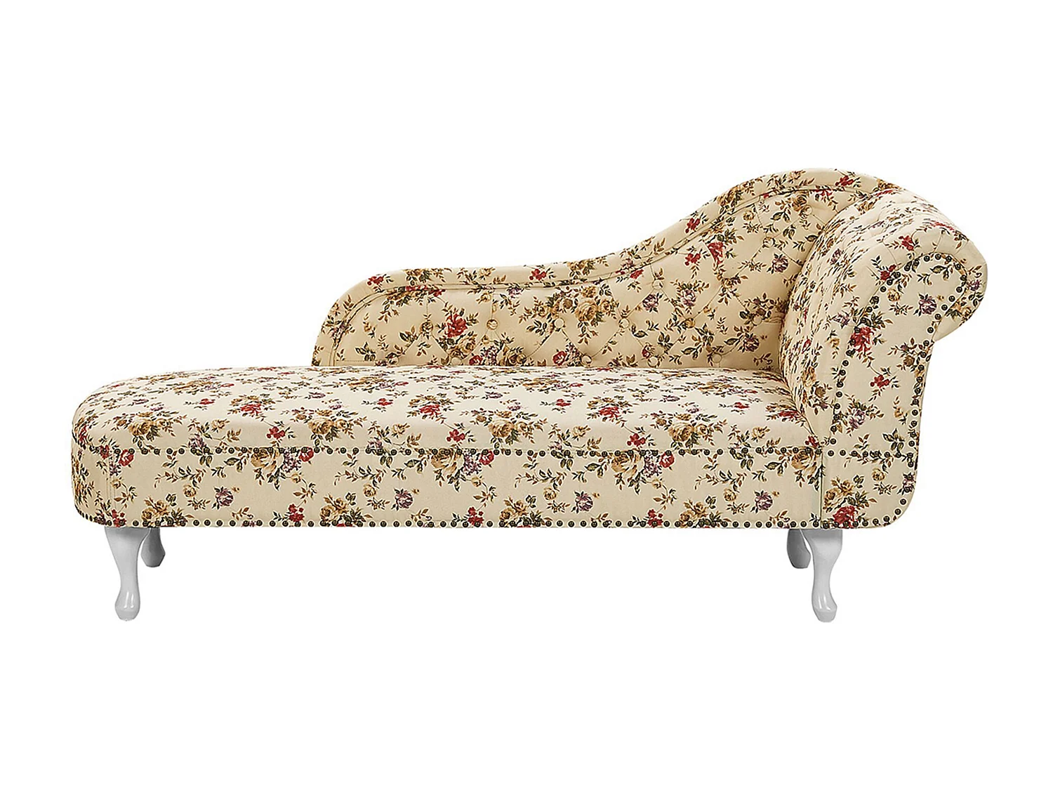 Chaise longue côté droit NIMES Tissu Beige