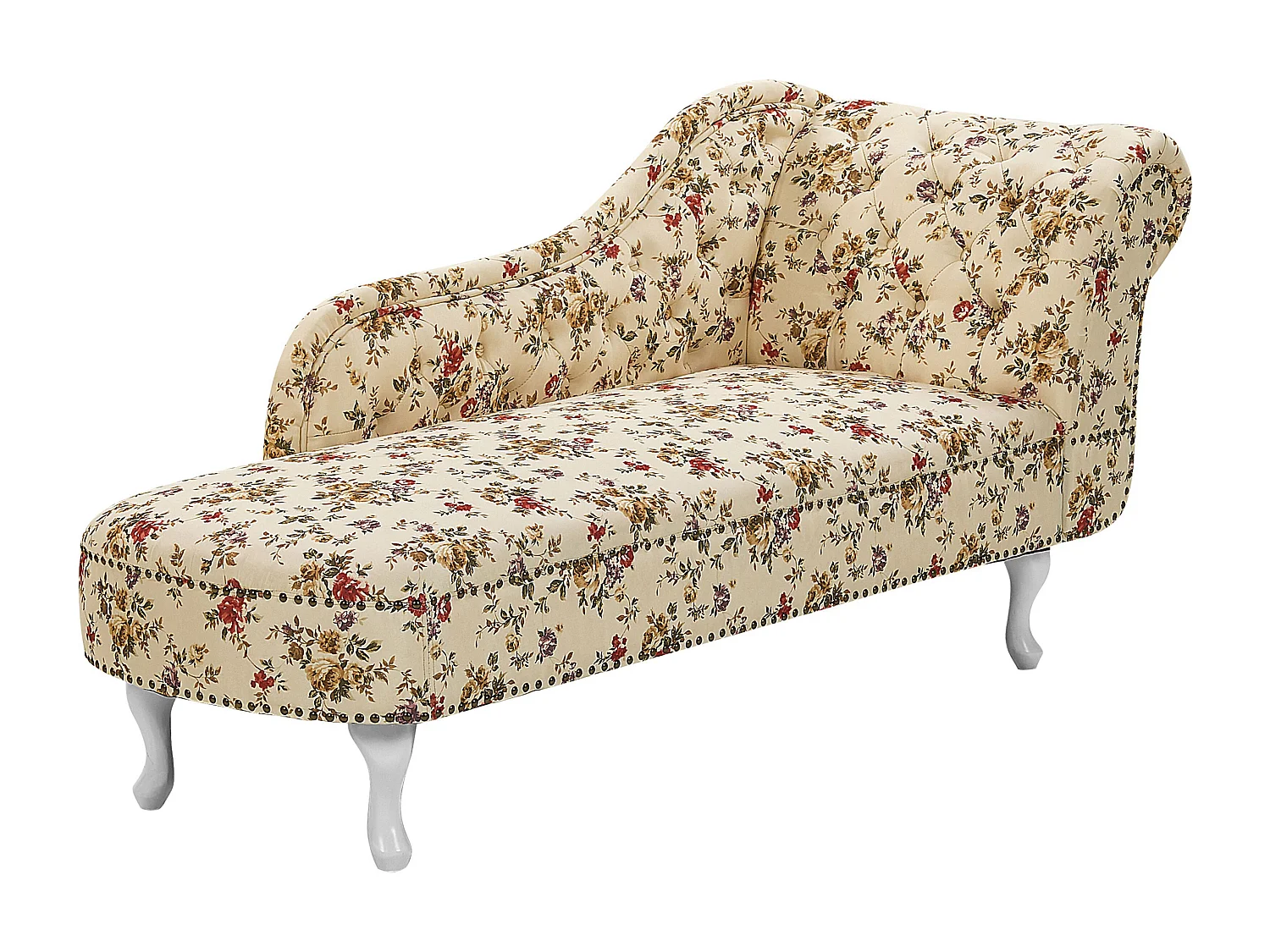 Chaise longue côté droit NIMES Tissu Beige
