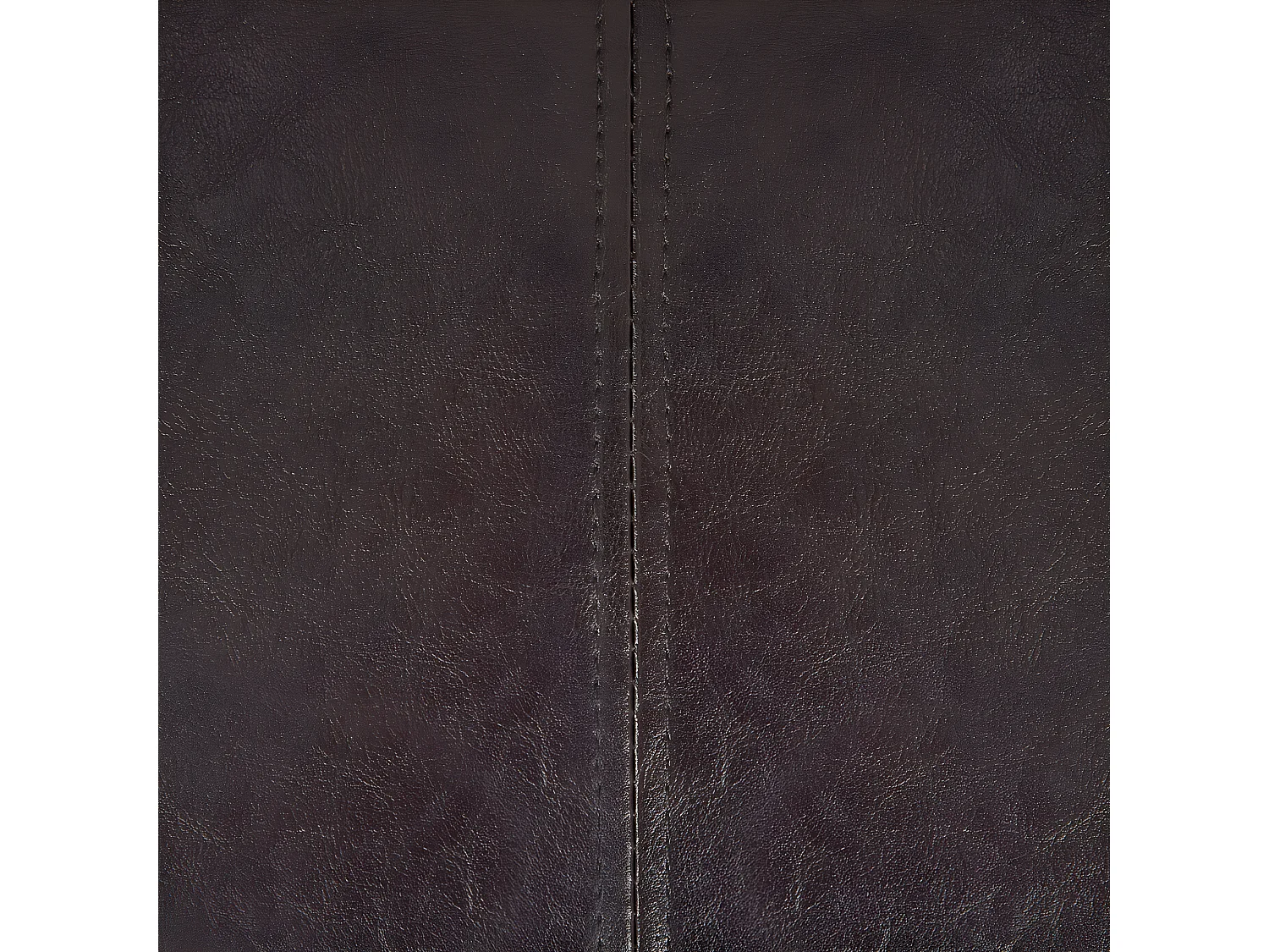 Chaise longue côté droite LATTES Cuir PU Marron foncé