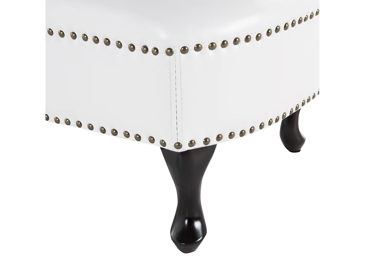 Chaise longue côté droit NIMES Cuir PU Blanc