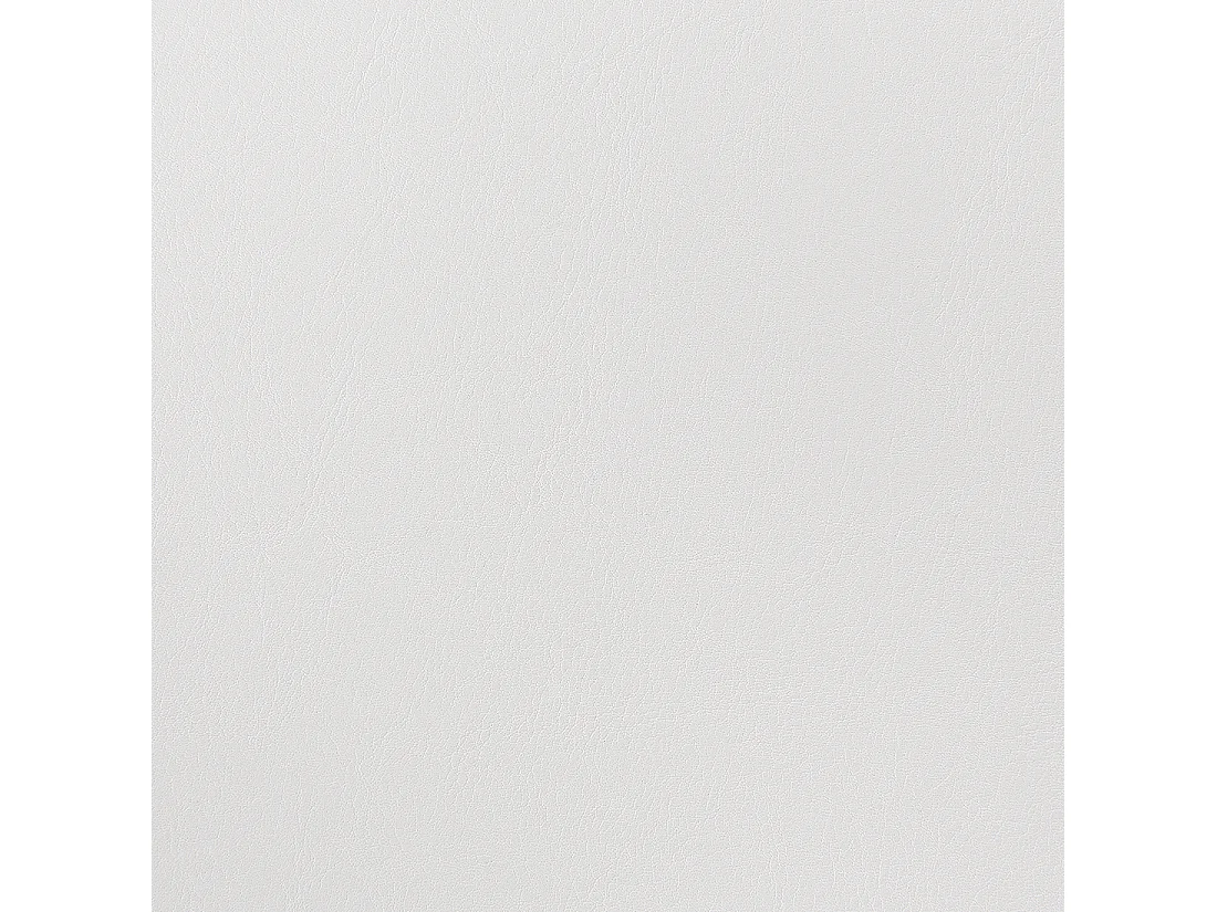 Linkszijdige chaise longue NIMES Kunstleer Wit