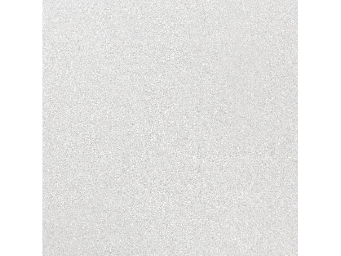 Linkszijdige chaise longue NIMES Kunstleer Wit