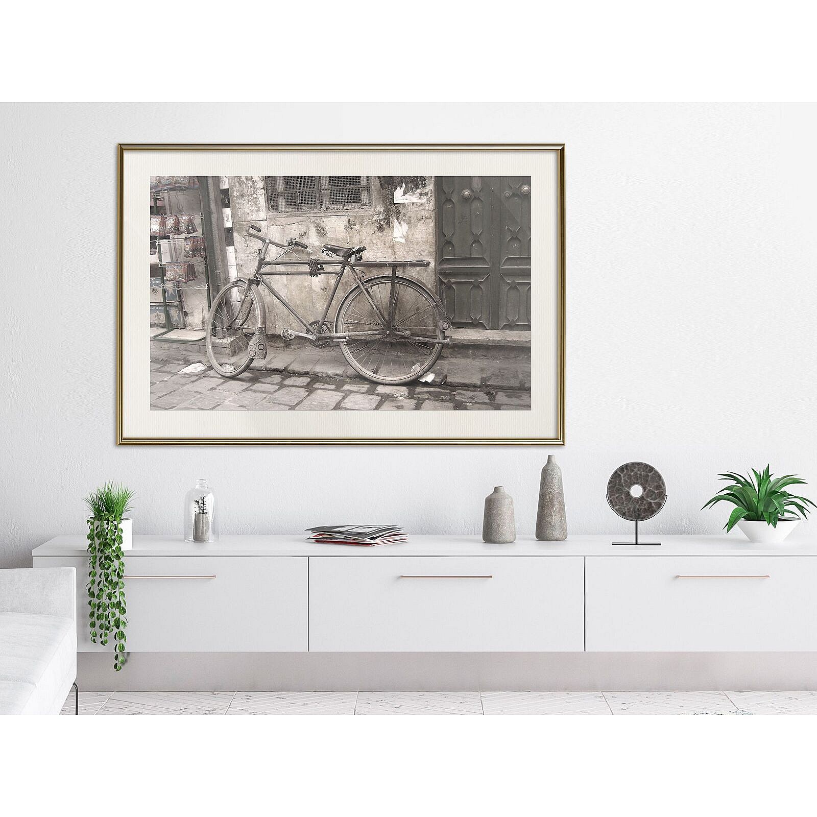 Cadre De Vélo Ancien Homme – Années 1920 – Pièce D'origine Vintage Pour Restauration Ou Déco