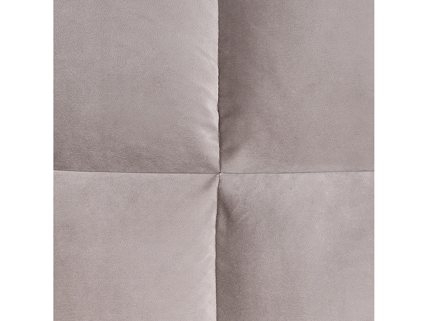 Chaise longue côté gauche LORMONT Tissu Taupe