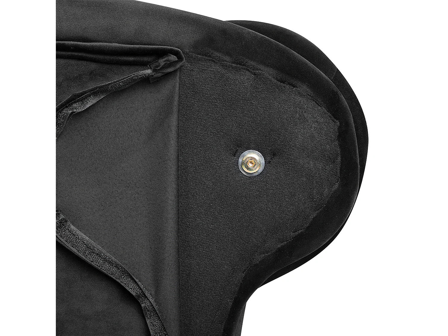 Chaise longue côté droite NIMES Velours Noir