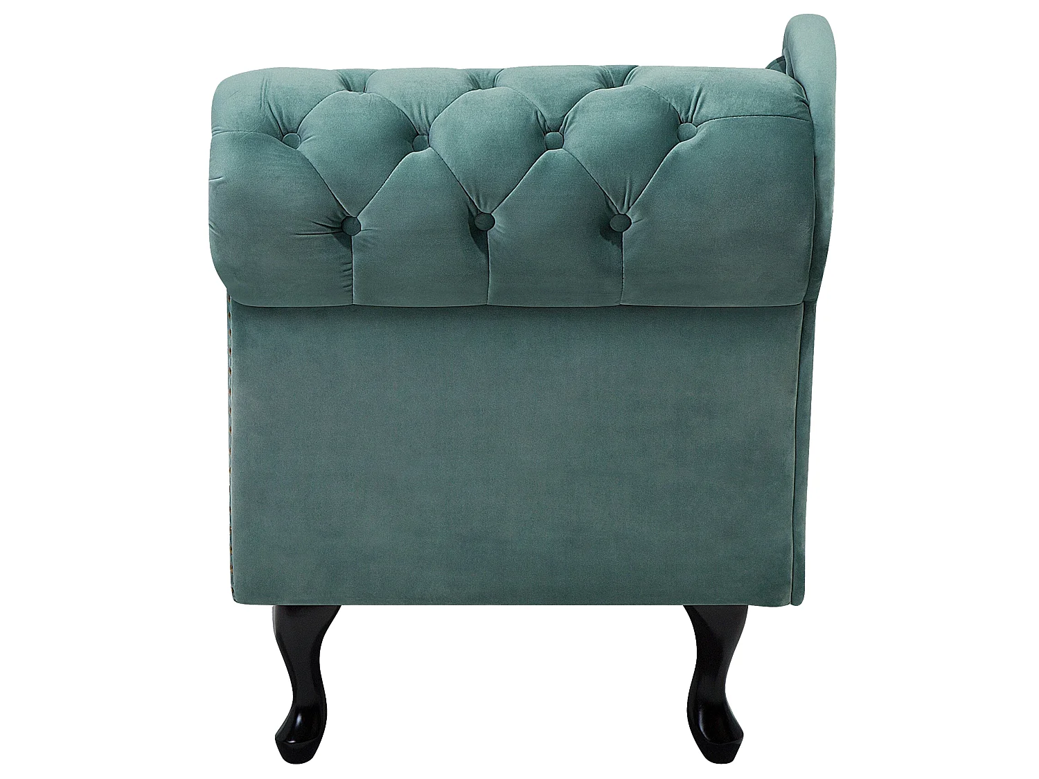 Right-Hand Chaise Longue NIMES Velvet Mint Green